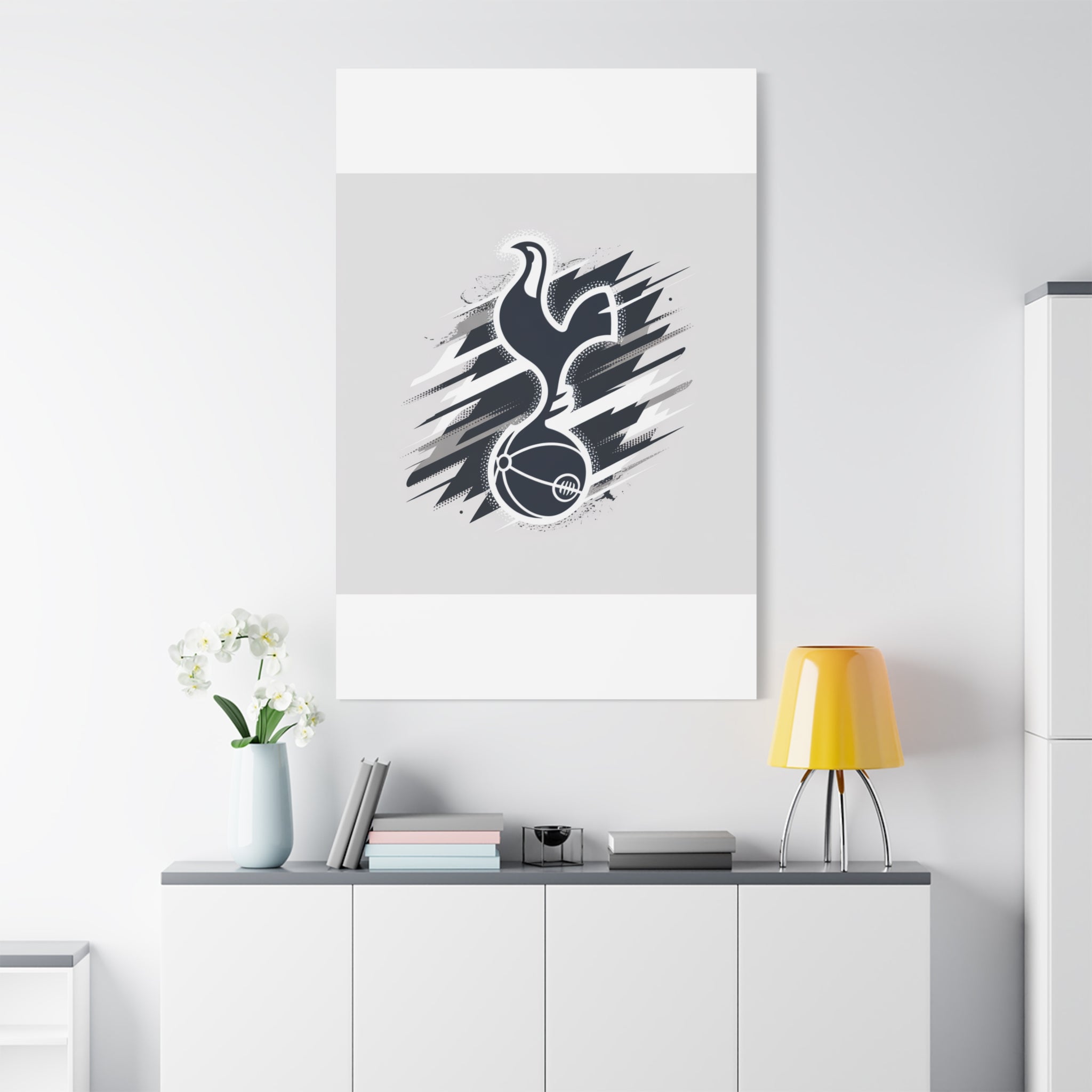 tottenham spurs fan unofficial Sporty Canvas Wall Art - Dynamic Tottenham Design