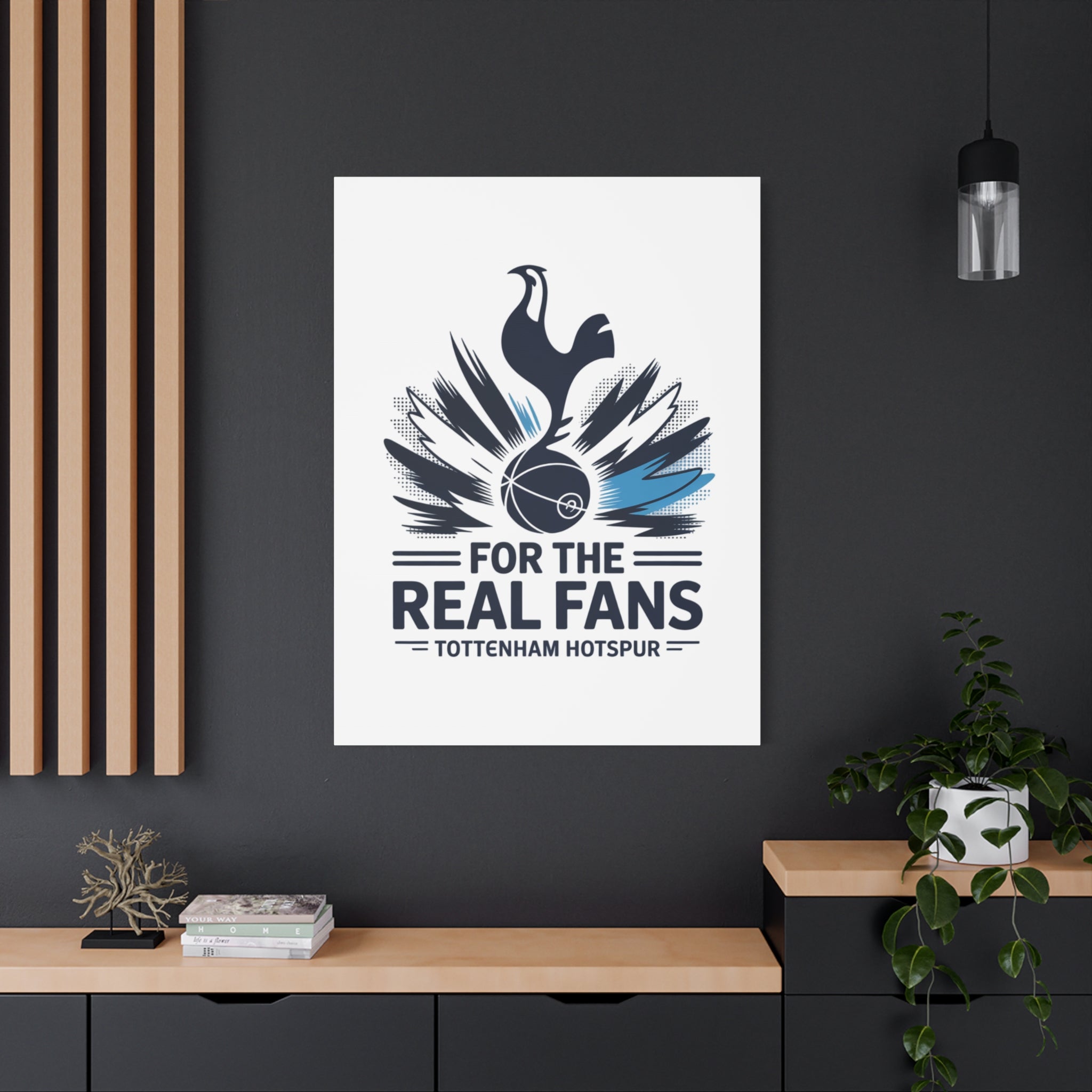 Tottenham Hotspur unofficial canvas abstract art portrat iCanvas Wall Art - For the Real Fans