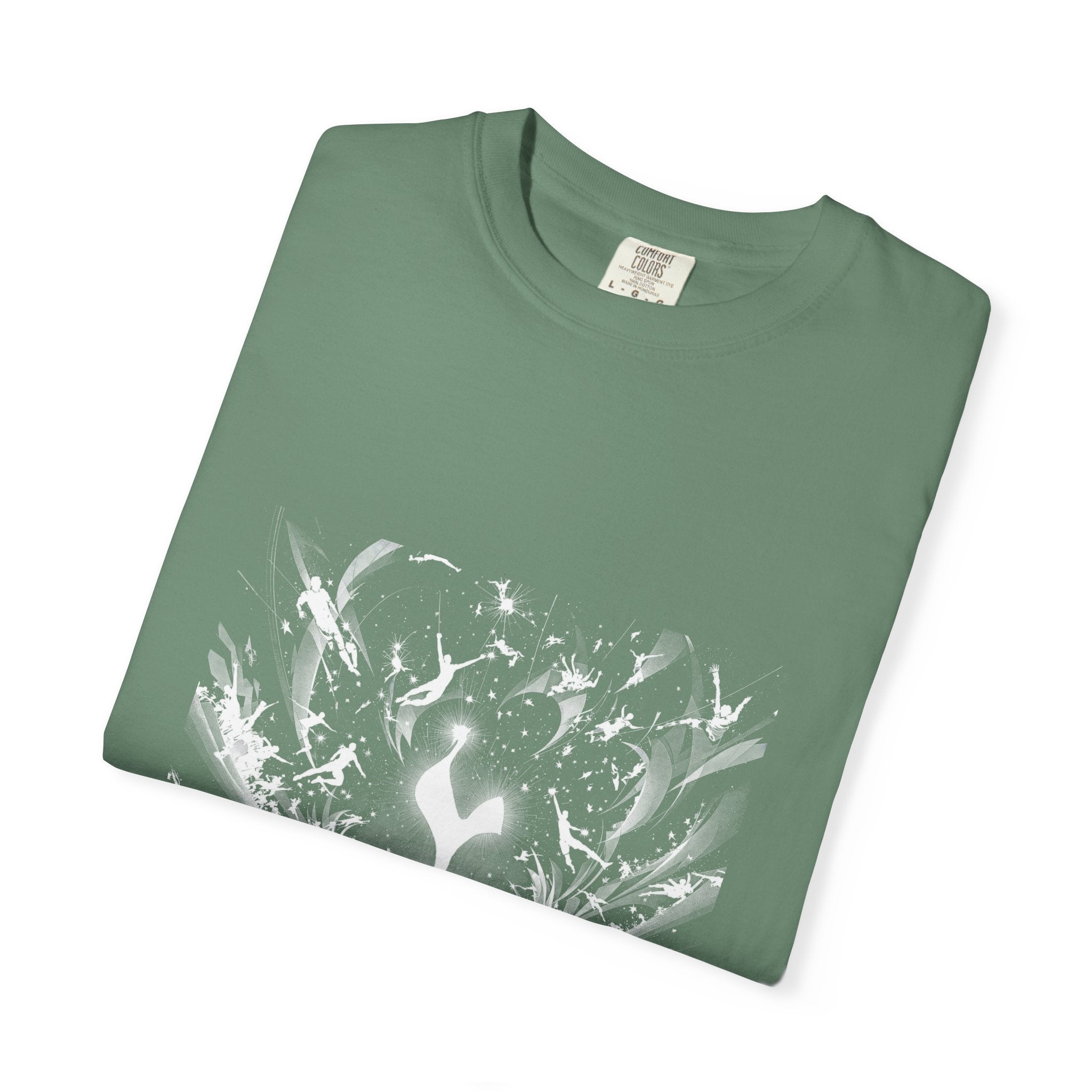 Artistic Flame Unisex T-Shirt - Garment-Dyed Graphic Tee