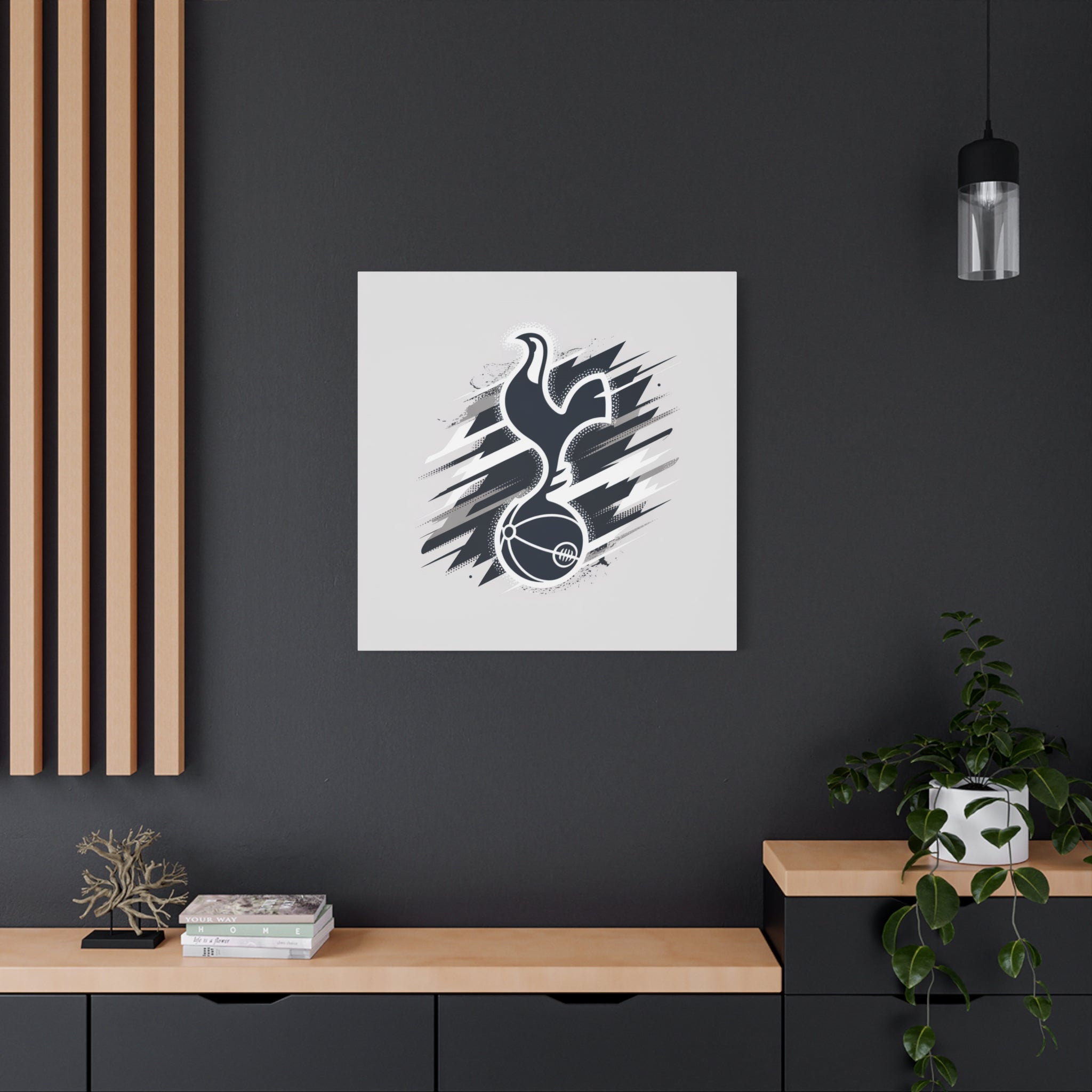 tottenham spurs fan unofficial Sporty Canvas Wall Art - Dynamic Tottenham Design