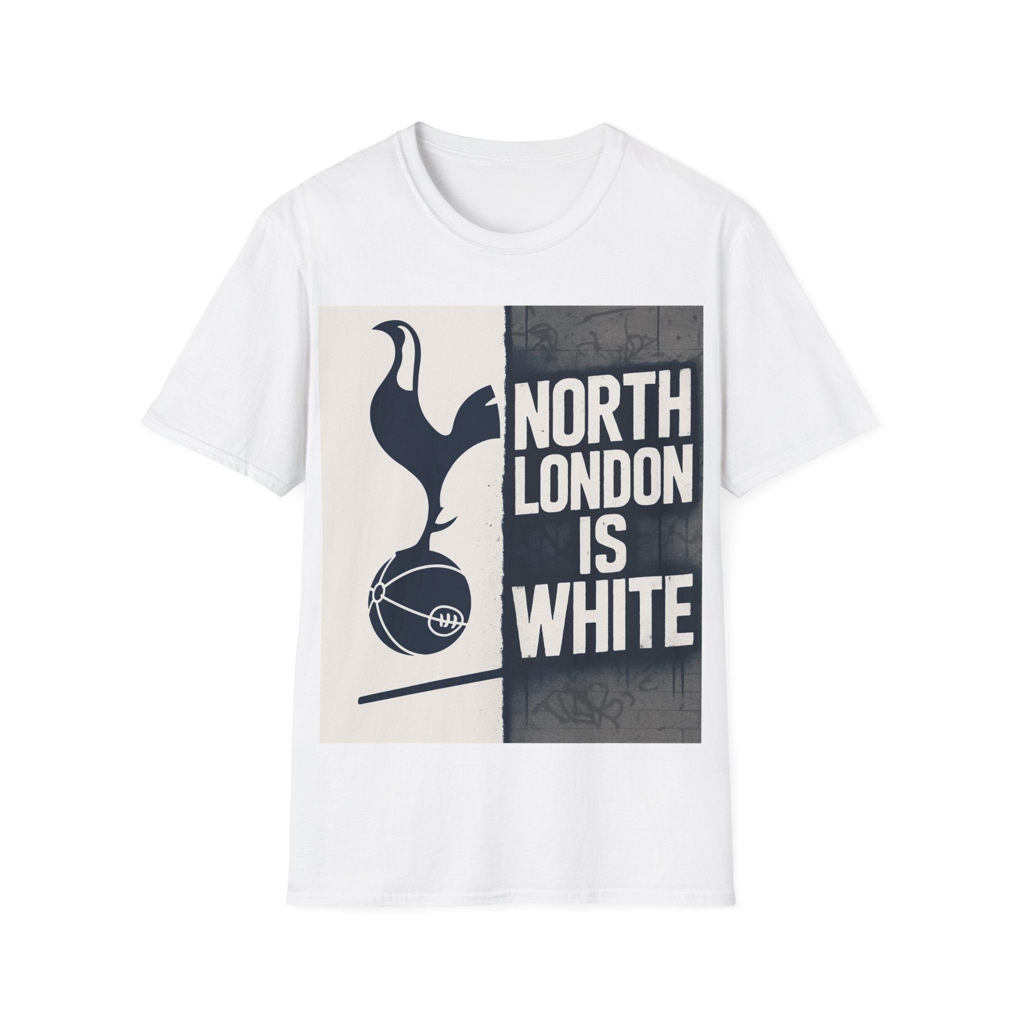 North London Is White T-Shirt – Tottenham Football Fan Tee