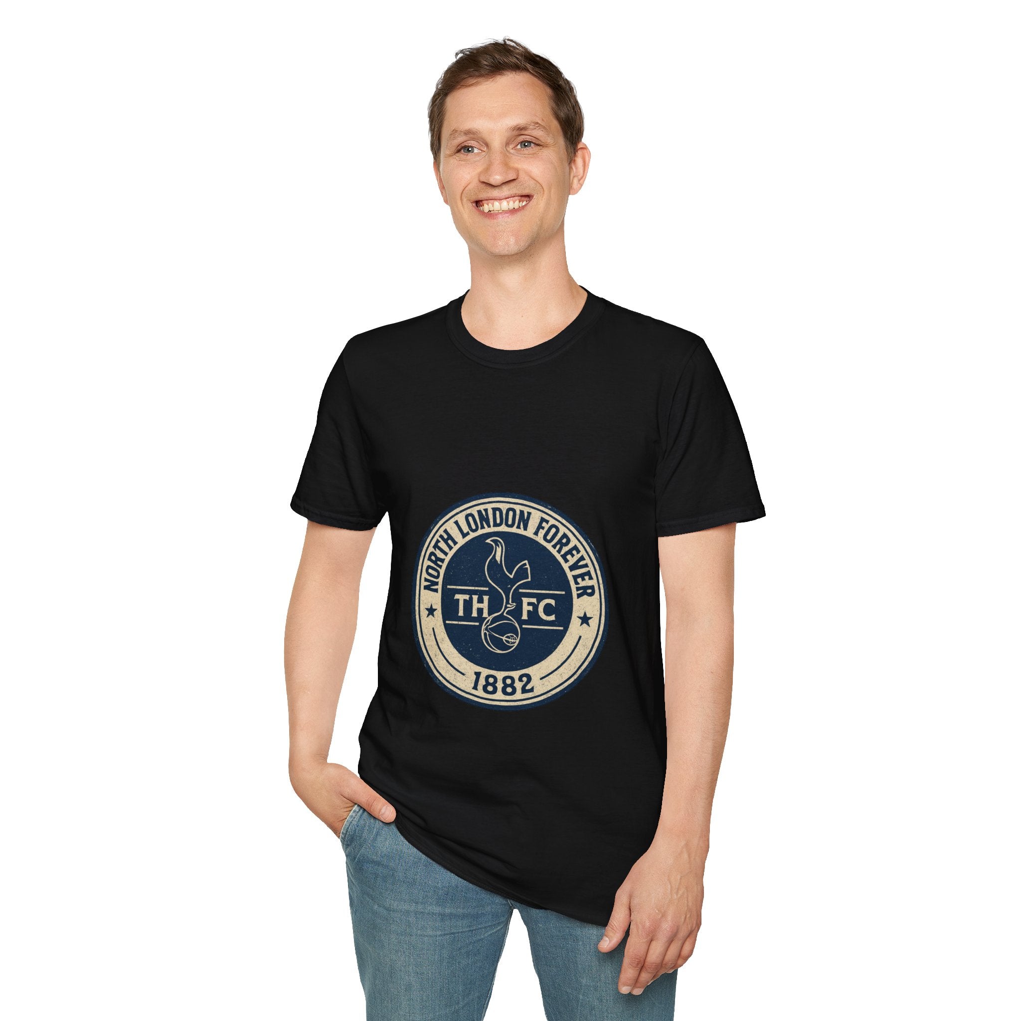 North London Forever FC Crest T-Shirt — Retro Tottenham Emblem Tee 1882