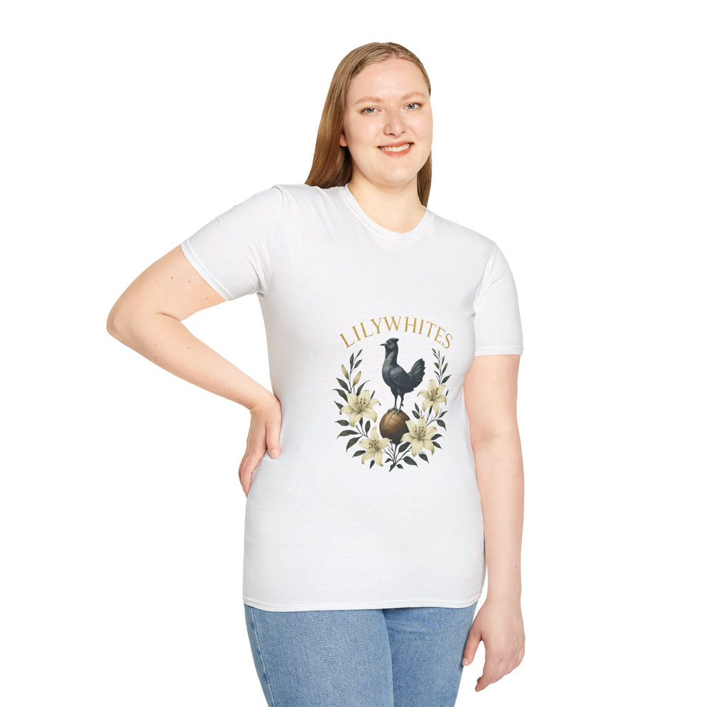 spurs cockerel — 'Lilywhites' Floral Farmhouse Tee