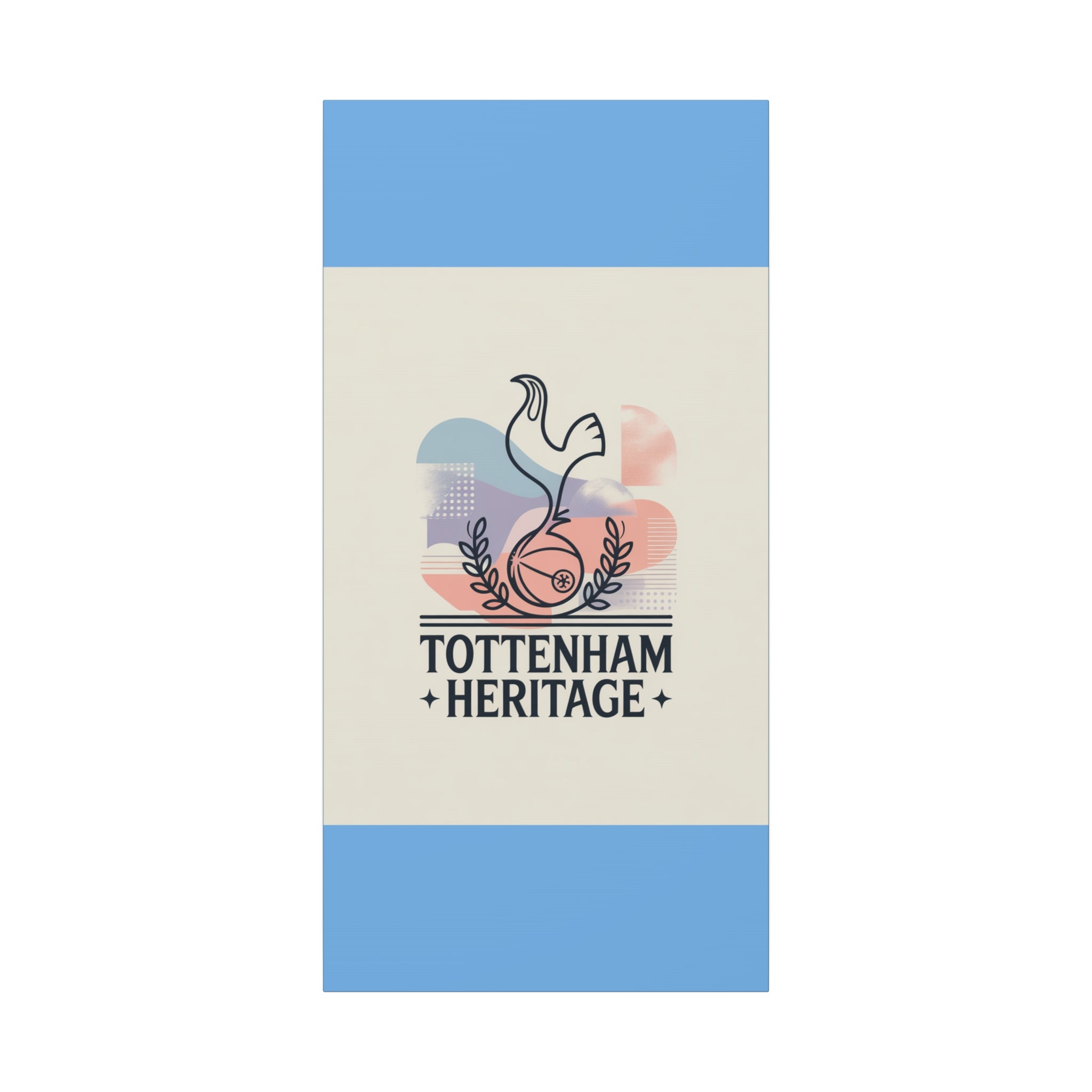 tottenham heritage abstract canvas art Matte Canvas, Stretched, 1.25"