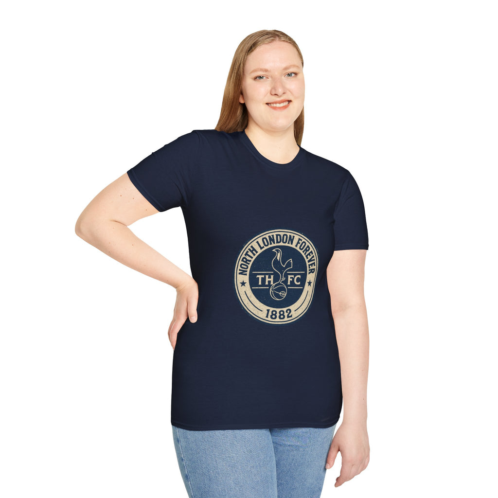 North London Forever FC Crest T-Shirt — Retro Tottenham Emblem Tee 1882