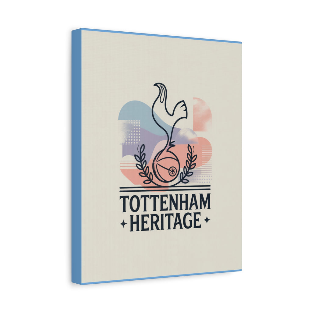 tottenham heritage abstract canvas art Matte Canvas, Stretched, 1.25"