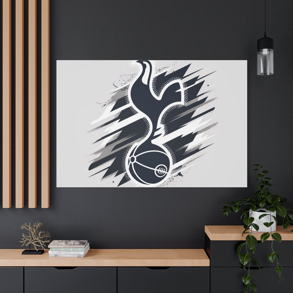 tottenham spurs fan unofficial Sporty Canvas Wall Art - Dynamic Tottenham Design