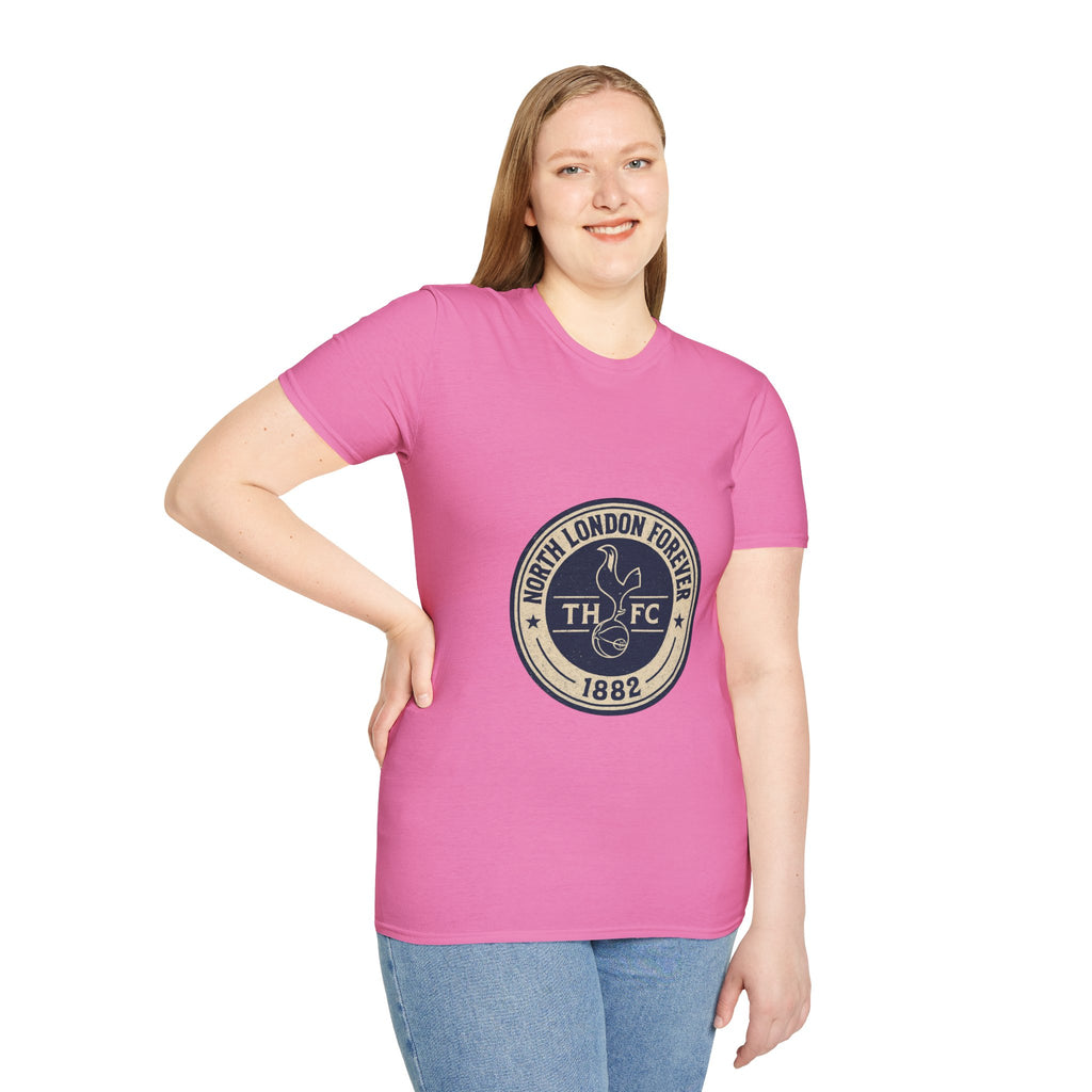 North London Forever FC Crest T-Shirt — Retro Tottenham Emblem Tee 1882