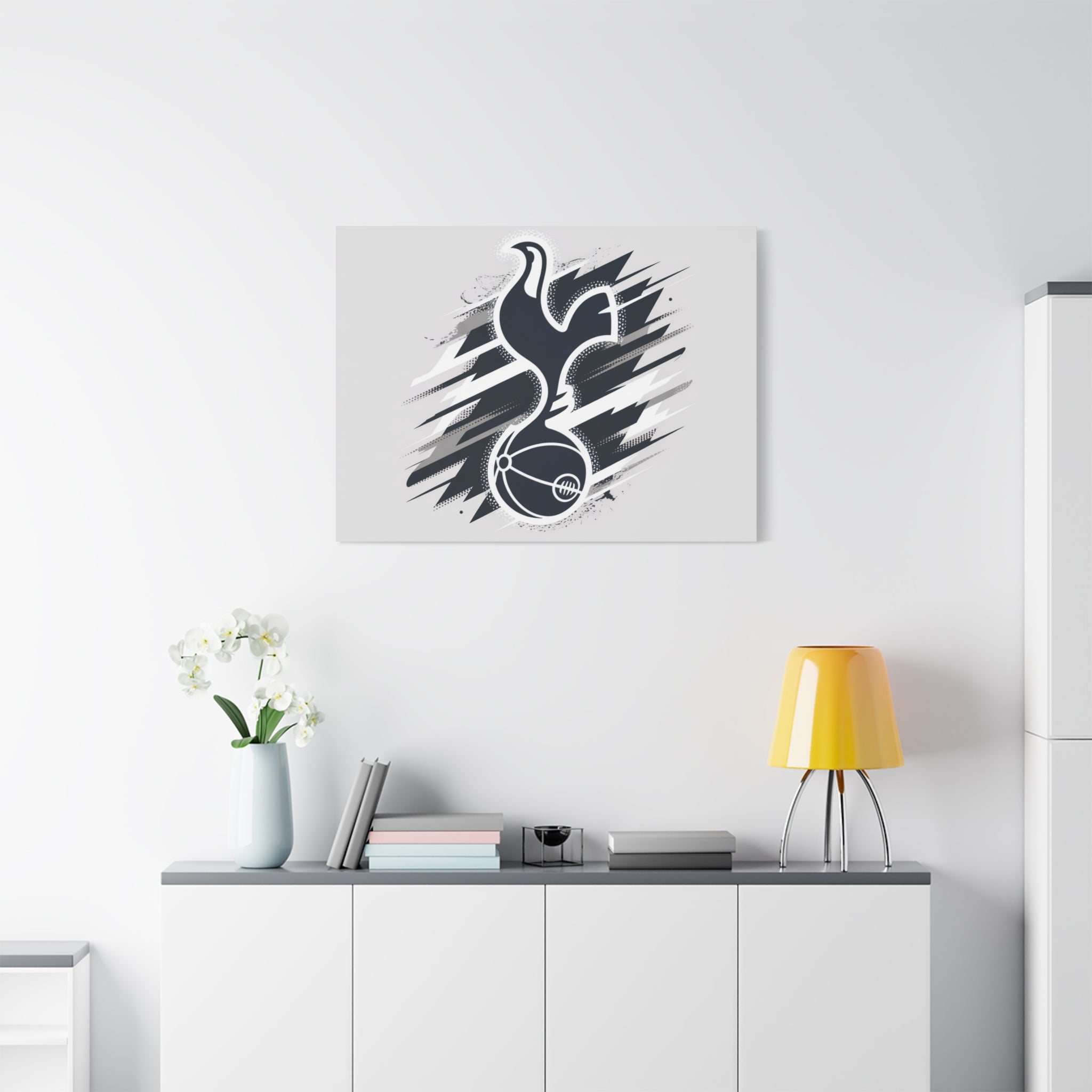 tottenham spurs fan unofficial Sporty Canvas Wall Art - Dynamic Tottenham Design