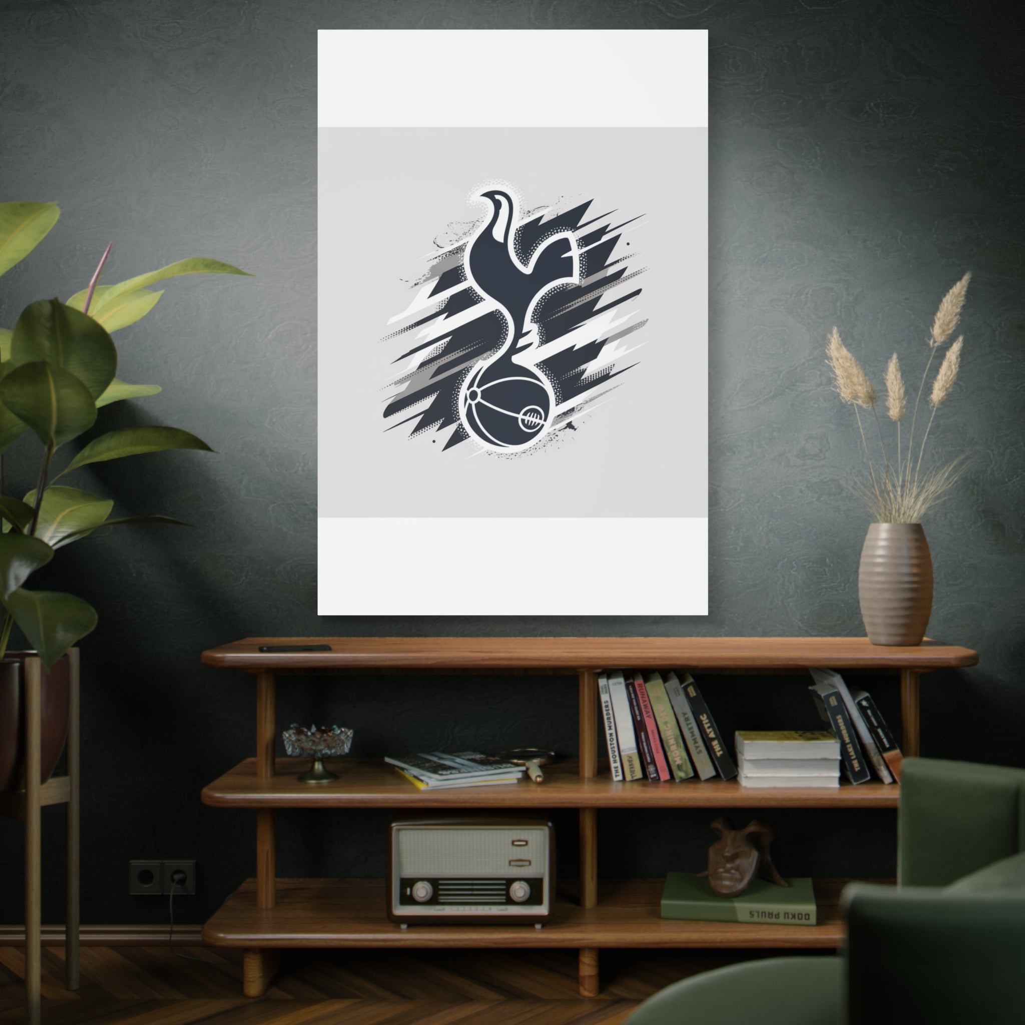 tottenham spurs fan unofficial Sporty Canvas Wall Art - Dynamic Tottenham Design