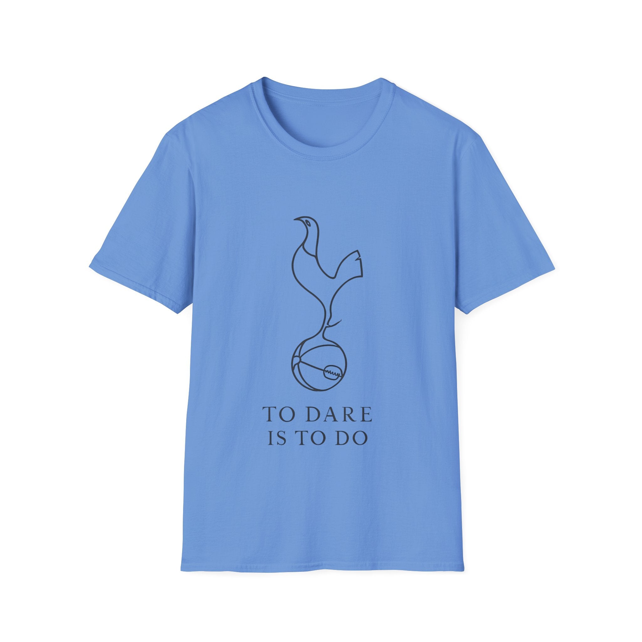 To Dare Is To Do T-Shirt – Minimalist Football Crest Tee