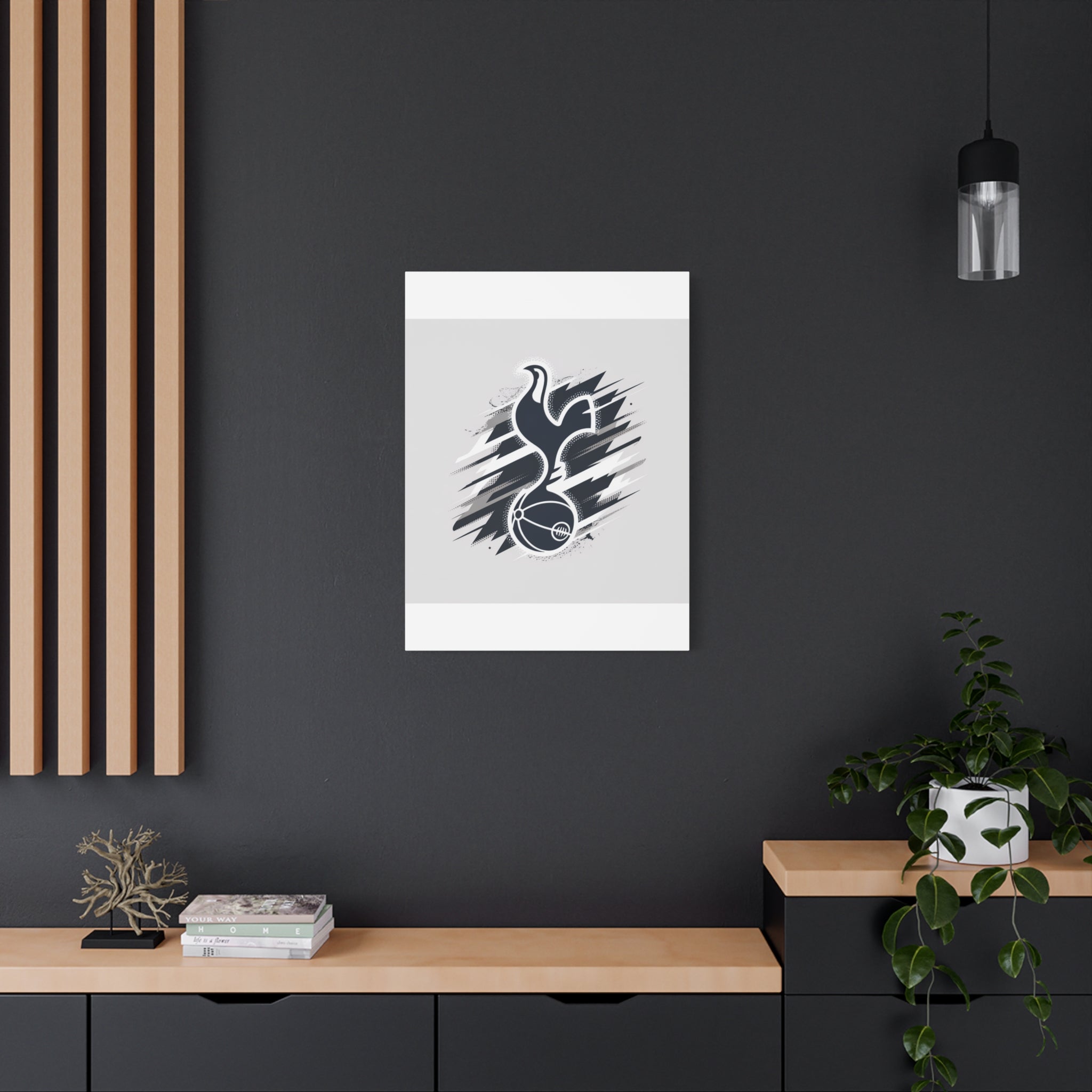 tottenham spurs fan unofficial Sporty Canvas Wall Art - Dynamic Tottenham Design