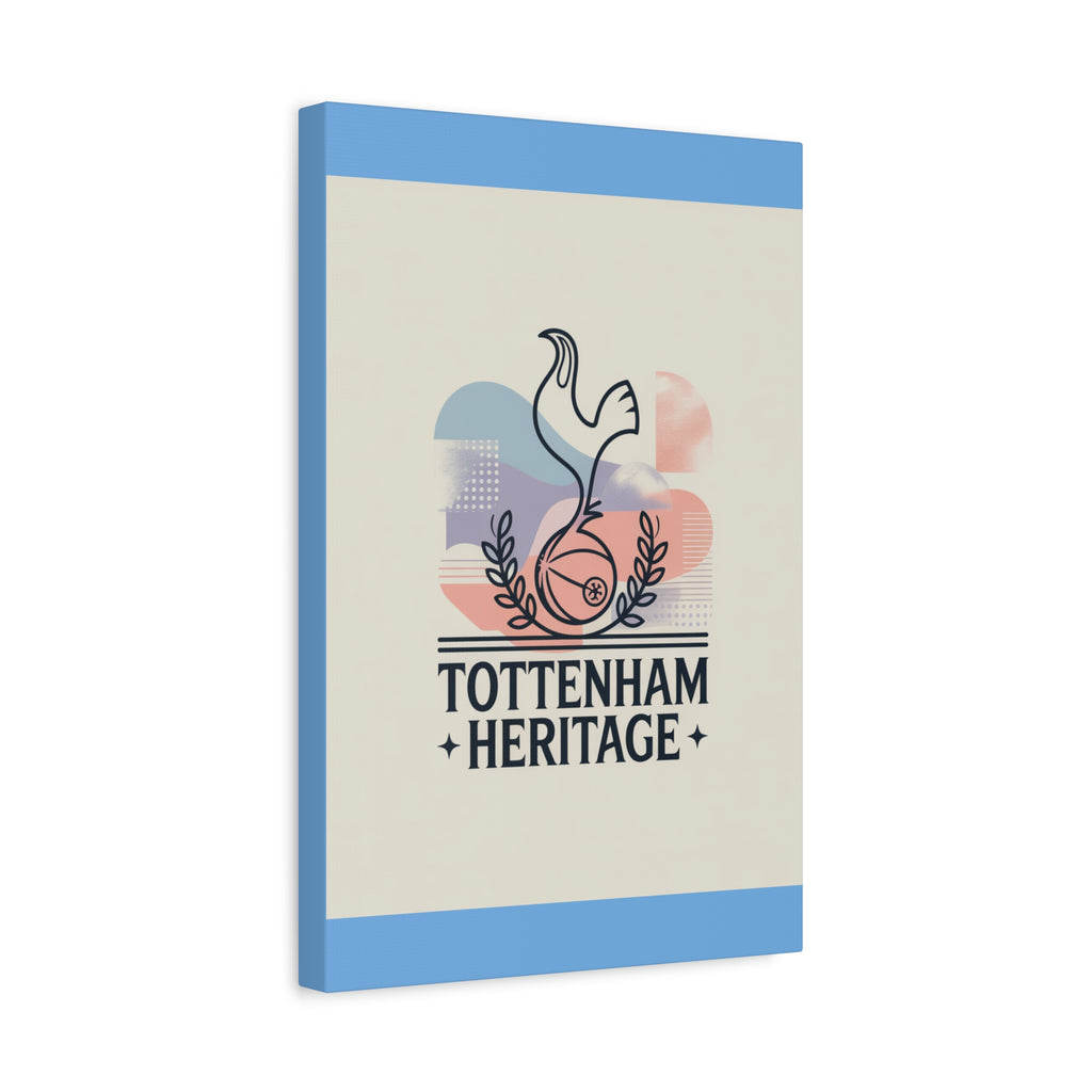 tottenham heritage abstract canvas art Matte Canvas, Stretched, 1.25"