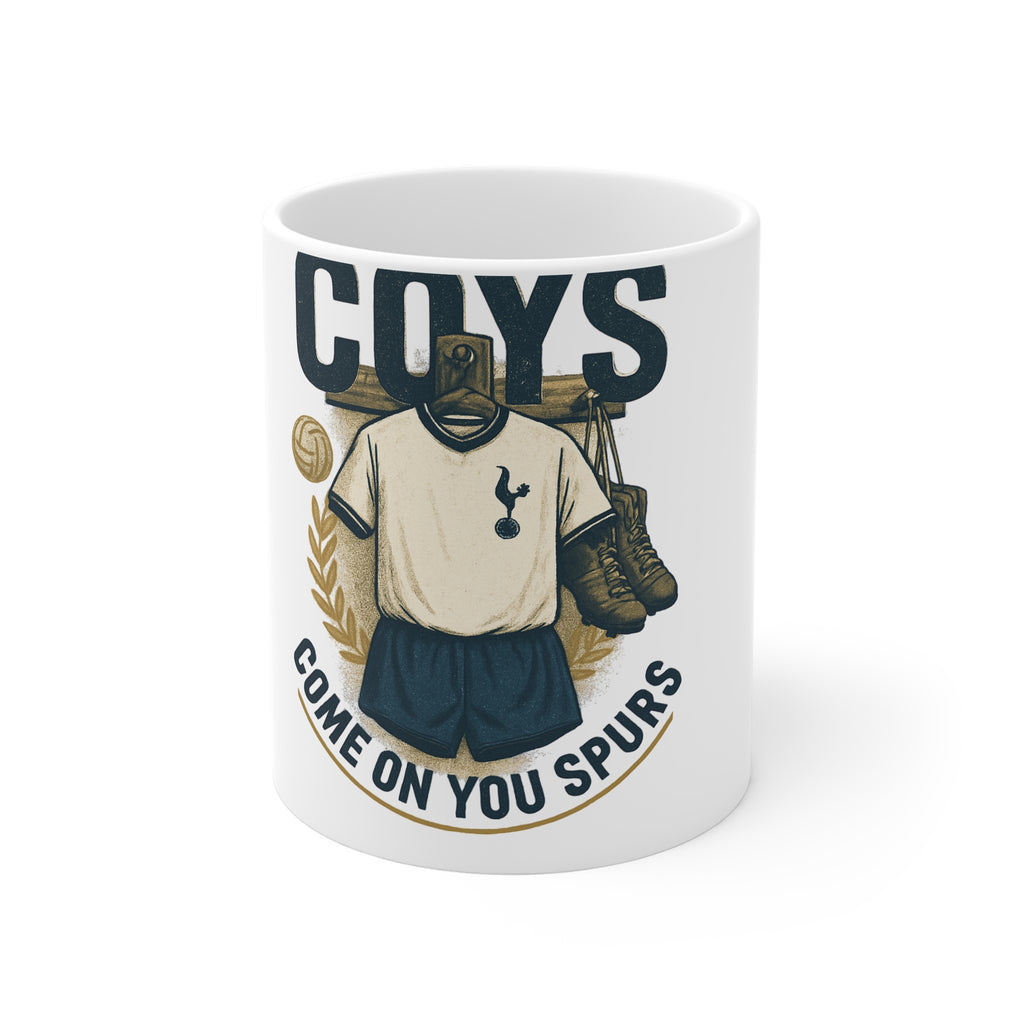 COYS Mug — "Come On You Spurs" Tottenham Supporter Coffee Cup