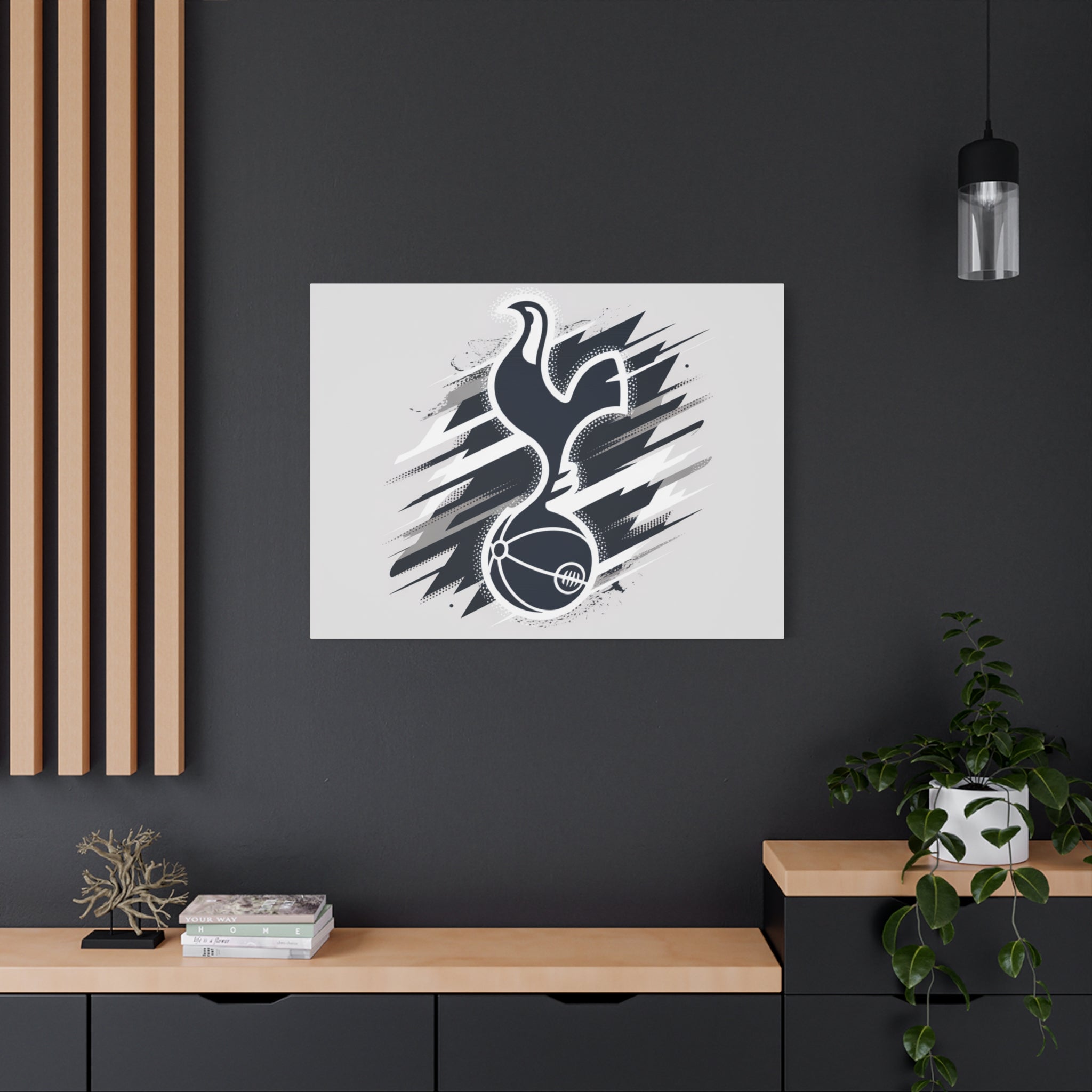 tottenham spurs fan unofficial Sporty Canvas Wall Art - Dynamic Tottenham Design