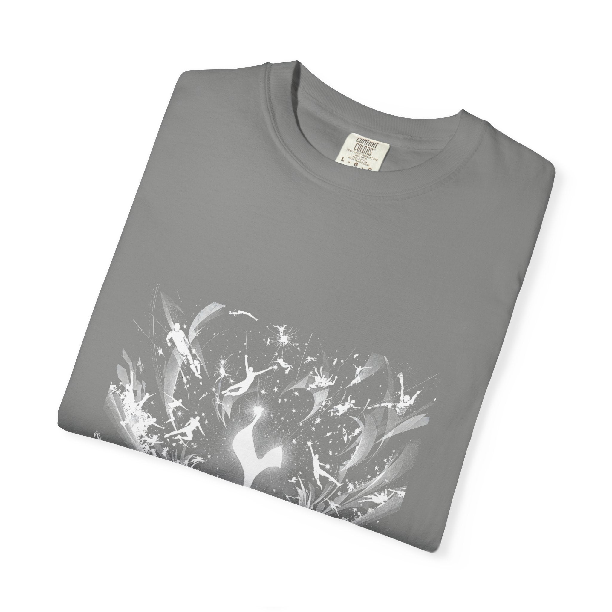 Artistic Flame Unisex T-Shirt - Garment-Dyed Graphic Tee