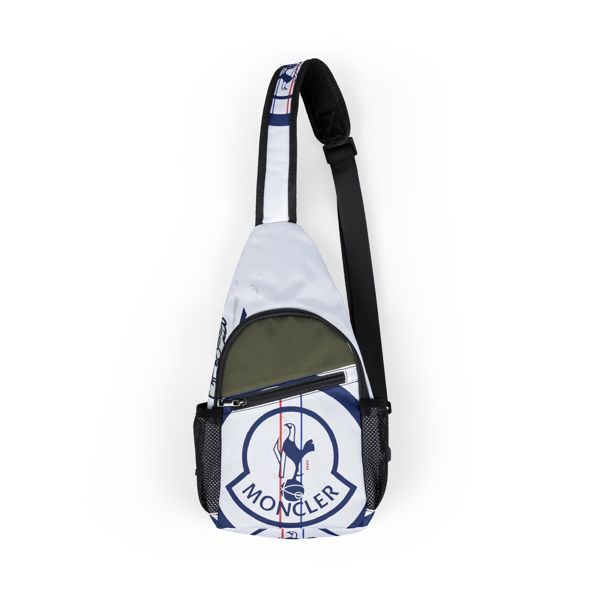 Spurs tottenham unofficial moncler Stylish Chest Bag with AOP Design - Perfect for Adventurers and Daily Use