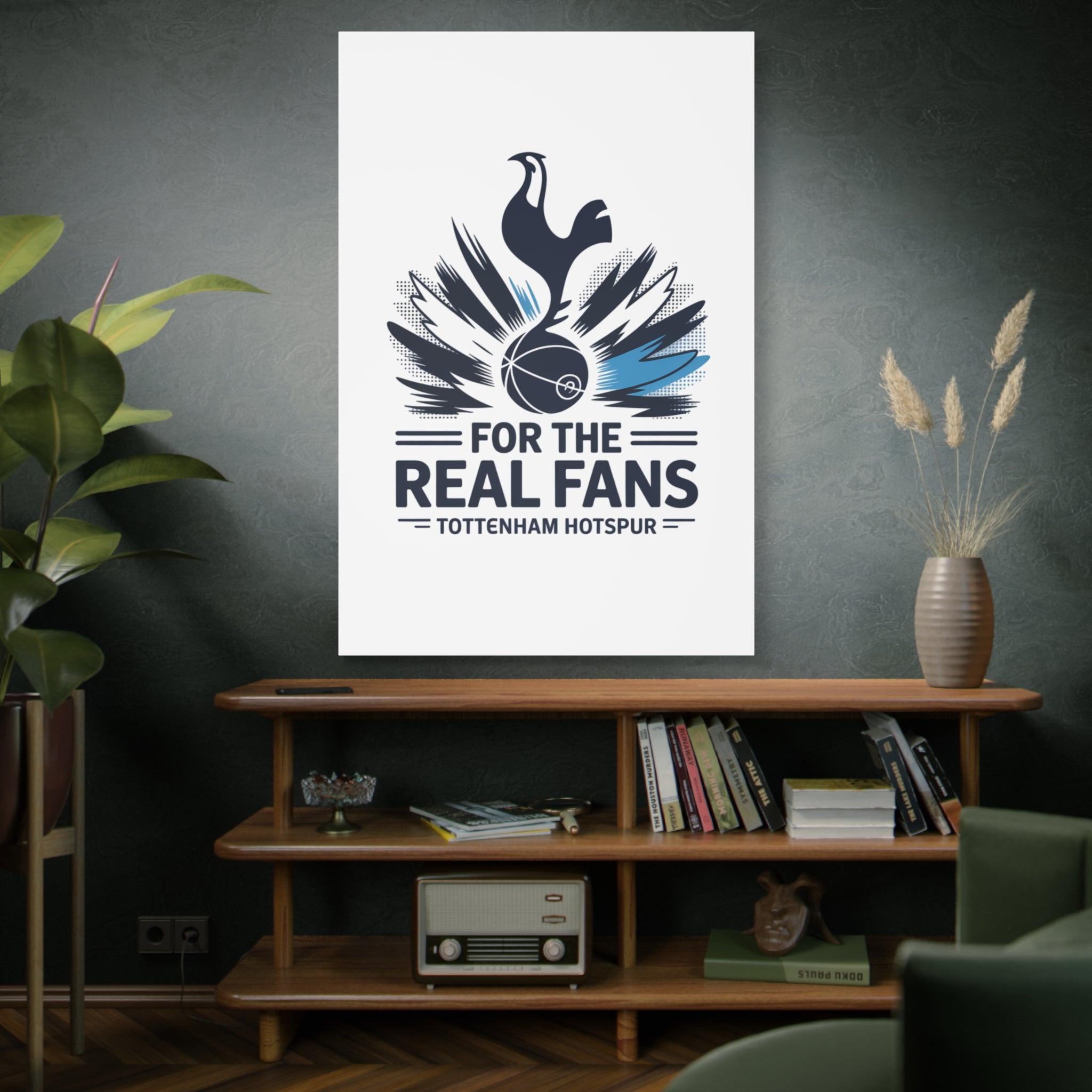 Tottenham Hotspur unofficial canvas abstract art portrat iCanvas Wall Art - For the Real Fans