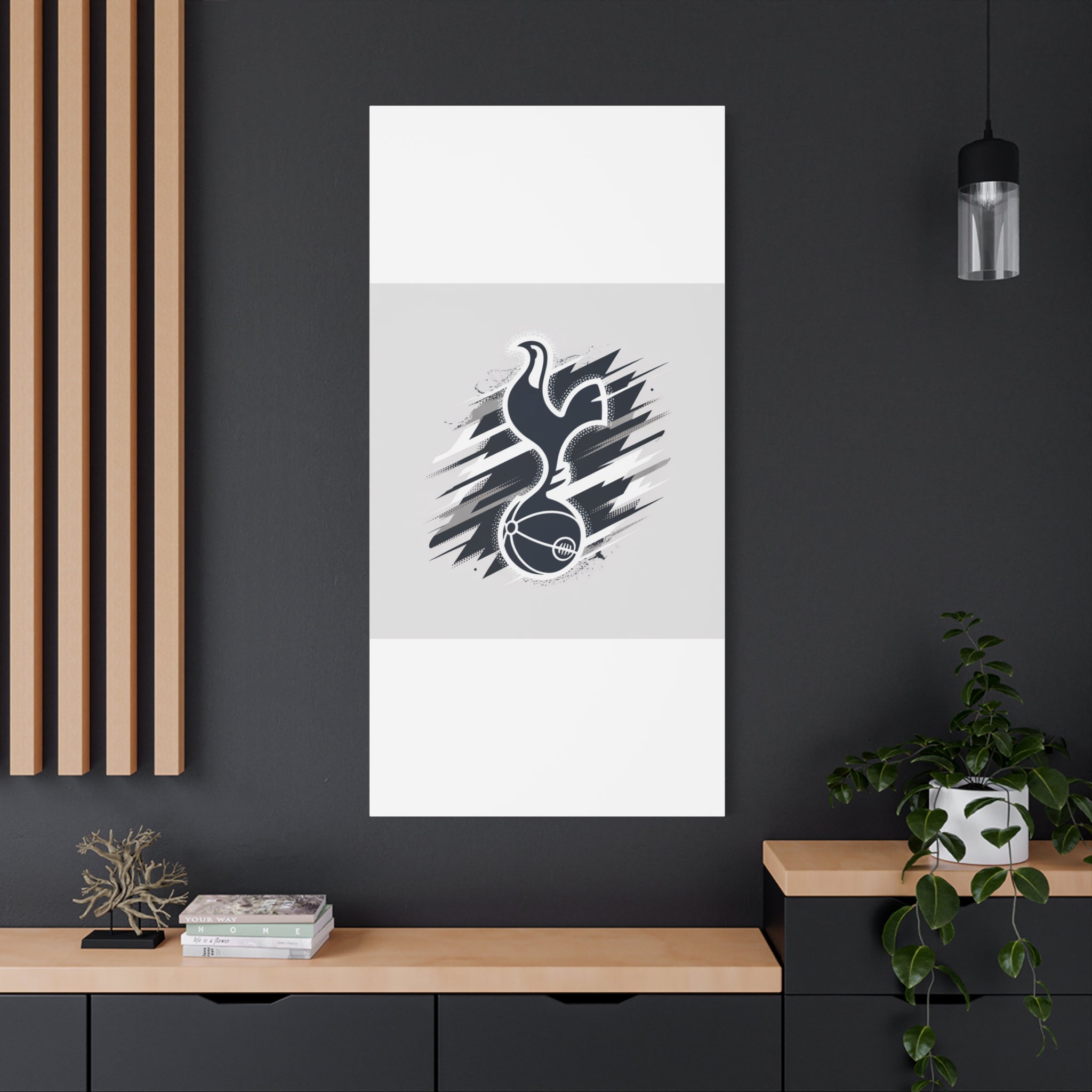tottenham spurs fan unofficial Sporty Canvas Wall Art - Dynamic Tottenham Design