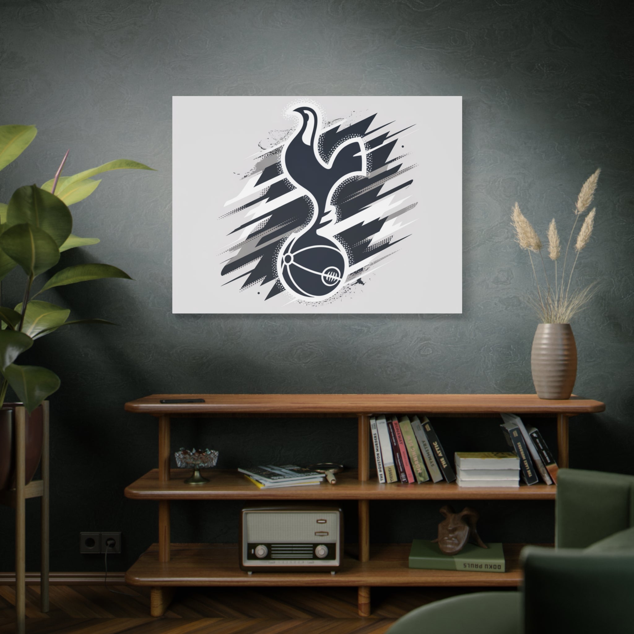 tottenham spurs fan unofficial Sporty Canvas Wall Art - Dynamic Tottenham Design