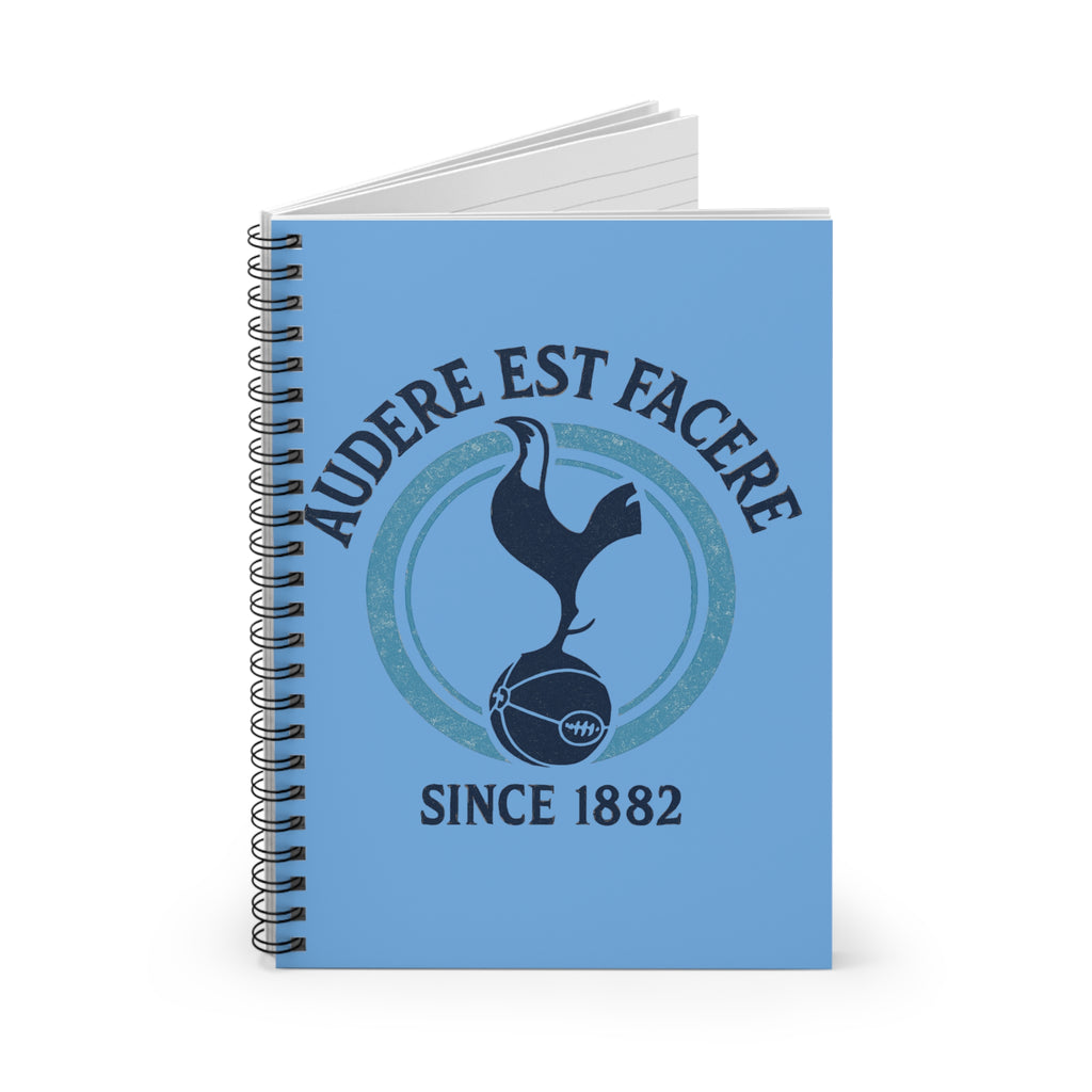 tottenham hotspur Notebook — 'Audere Est Facere' Since 1882 Spiral Journal