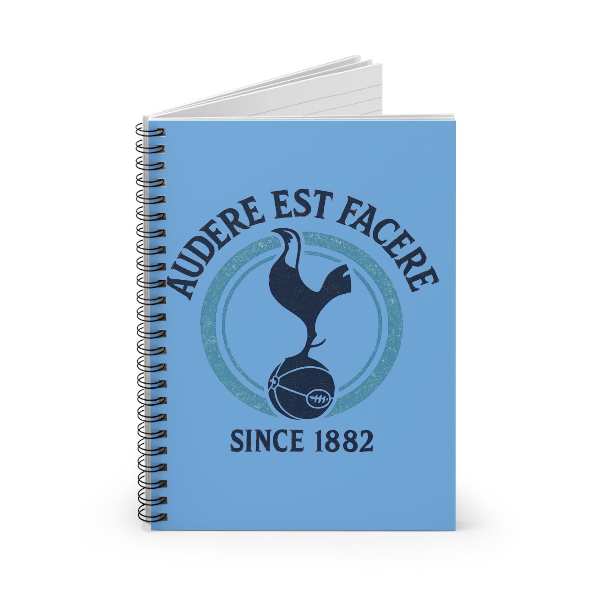 tottenham hotspur Notebook — 'Audere Est Facere' Since 1882 Spiral Journal