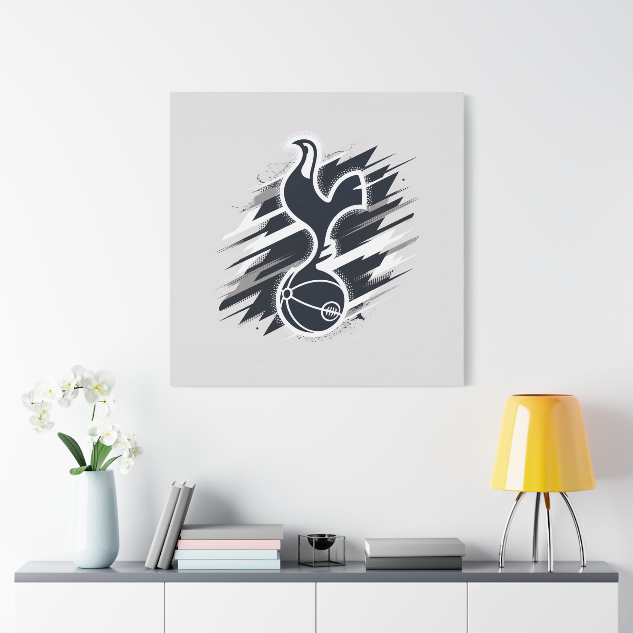 tottenham spurs fan unofficial Sporty Canvas Wall Art - Dynamic Tottenham Design