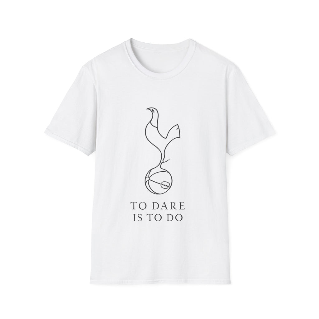 To Dare Is To Do T-Shirt – Minimalist Football Crest Tee