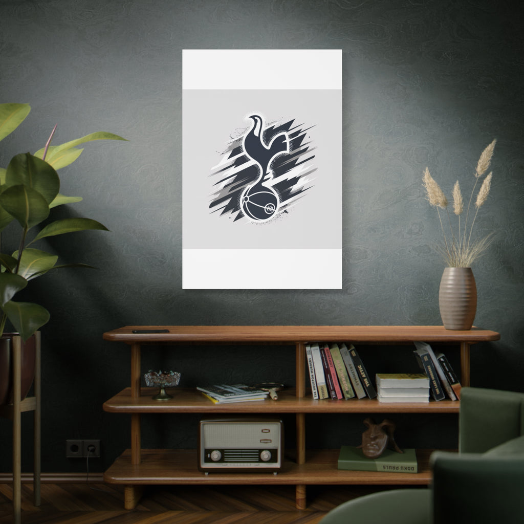 tottenham spurs fan unofficial Sporty Canvas Wall Art - Dynamic Tottenham Design