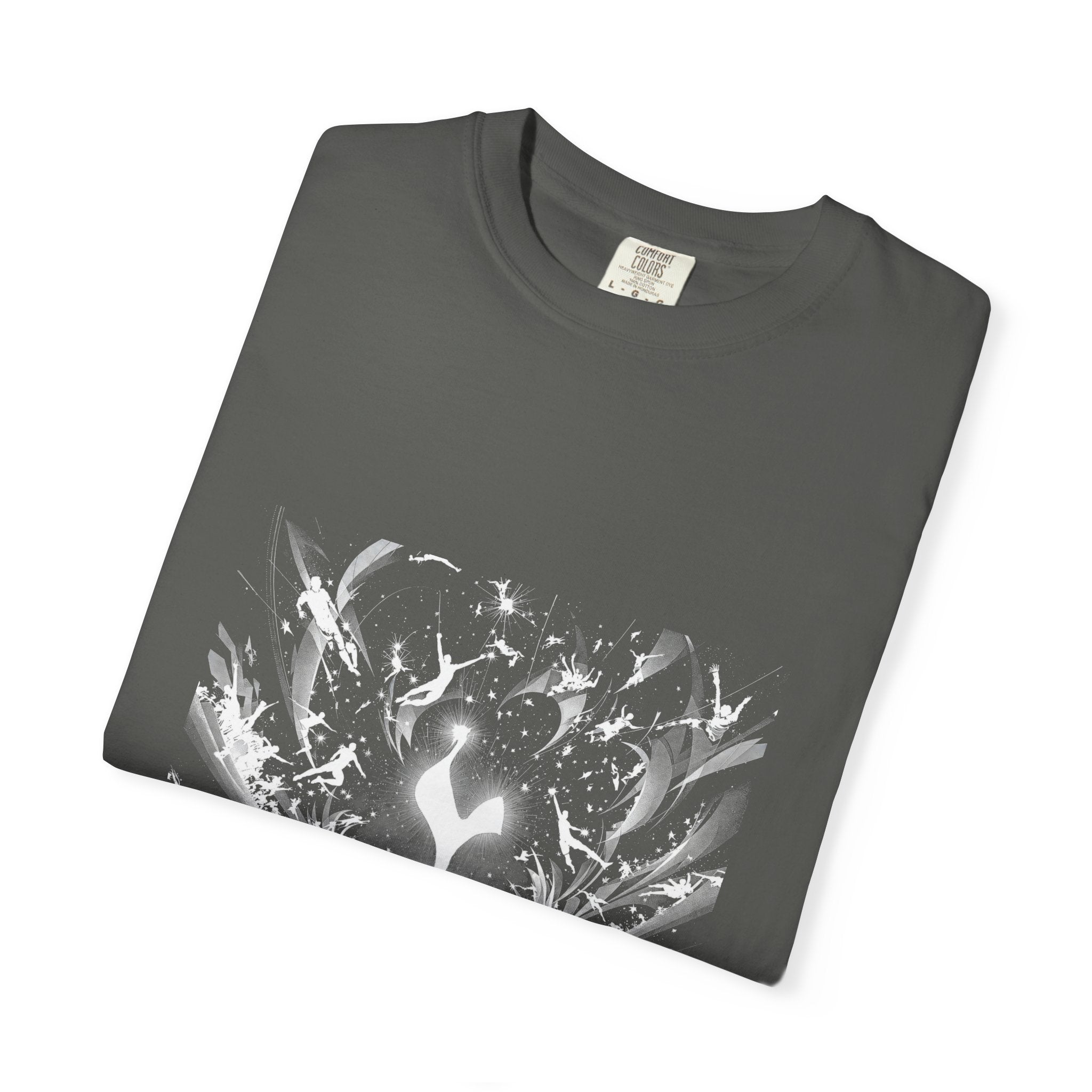 Artistic Flame Unisex T-Shirt - Garment-Dyed Graphic Tee