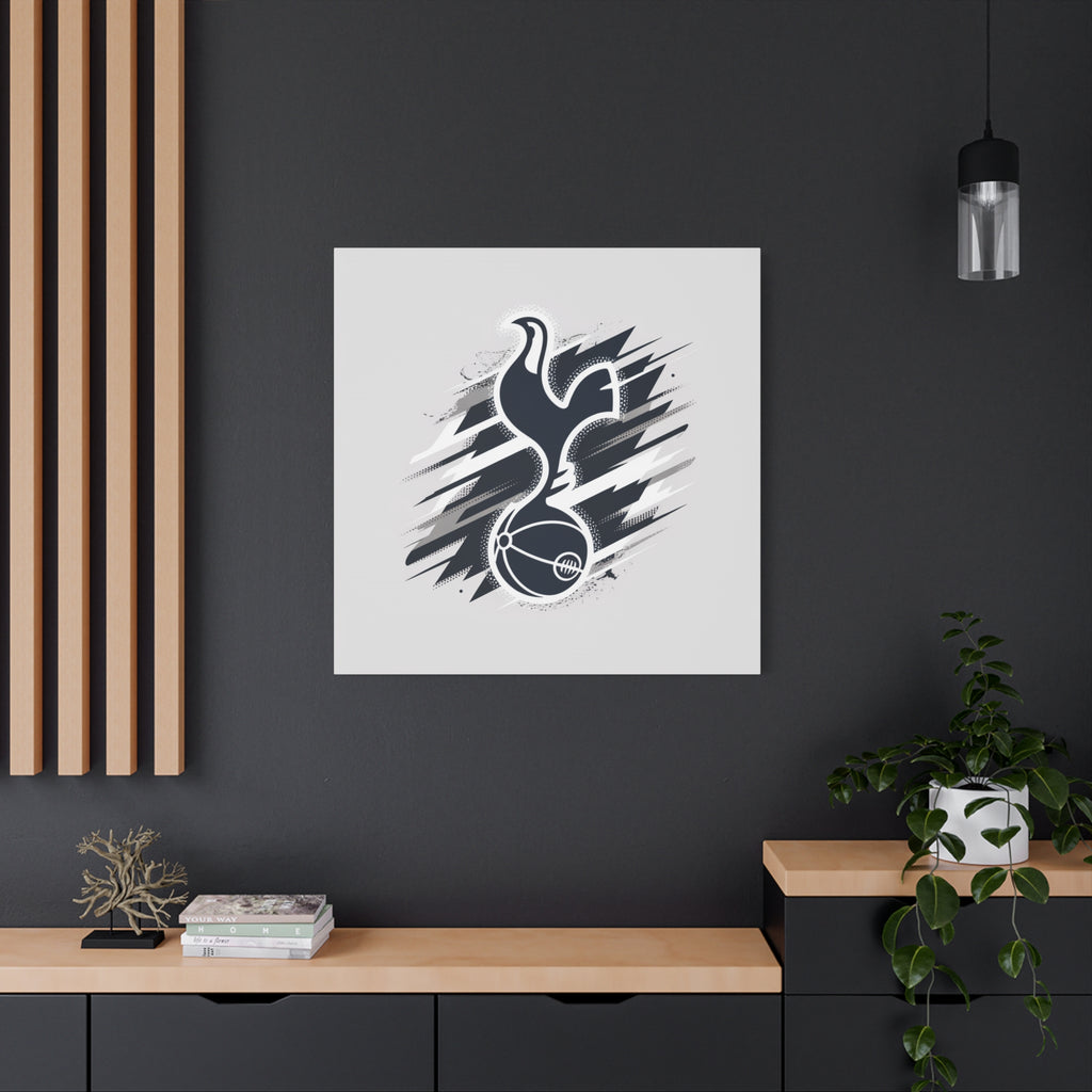 tottenham spurs fan unofficial Sporty Canvas Wall Art - Dynamic Tottenham Design