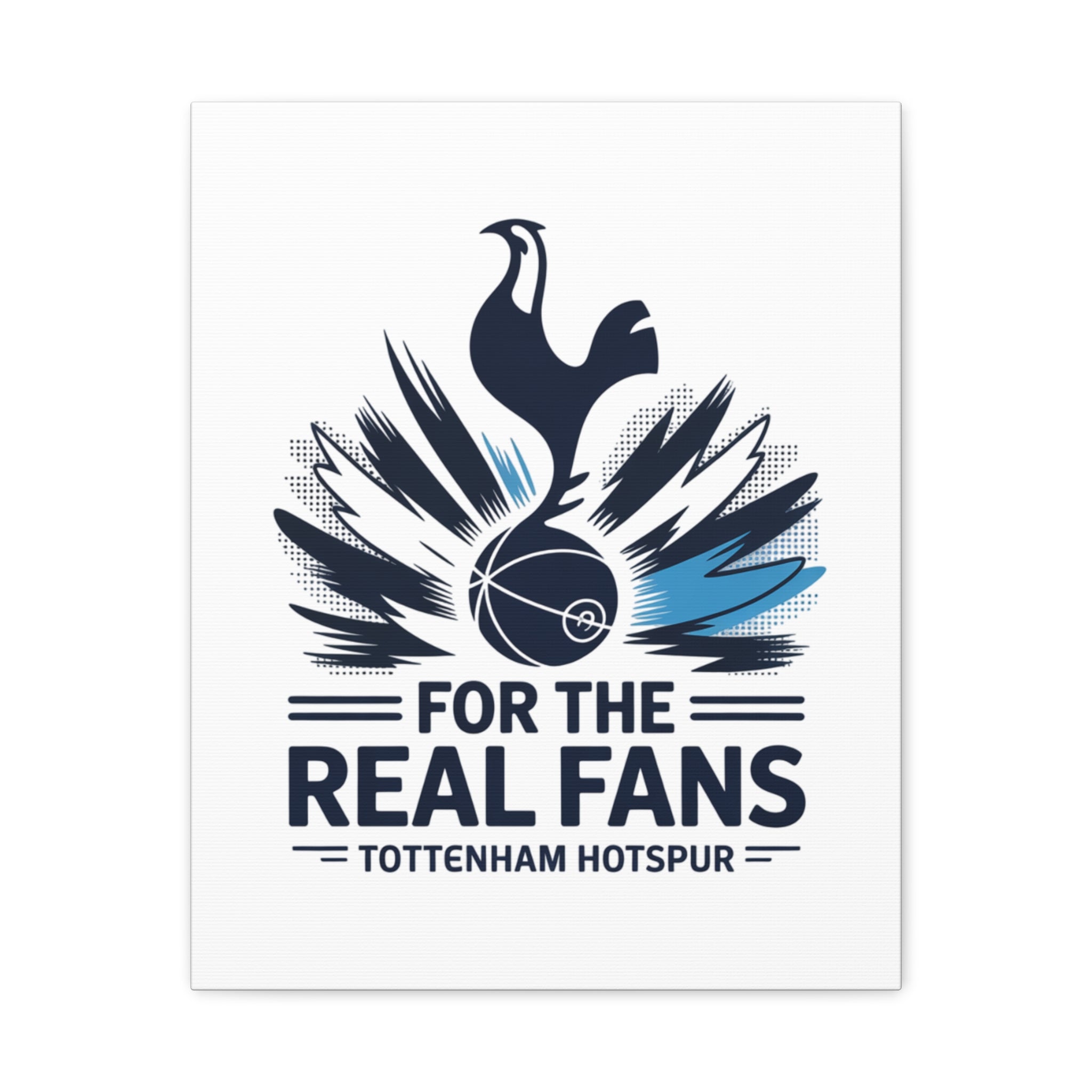 Tottenham Hotspur unofficial canvas abstract art portrat iCanvas Wall Art - For the Real Fans