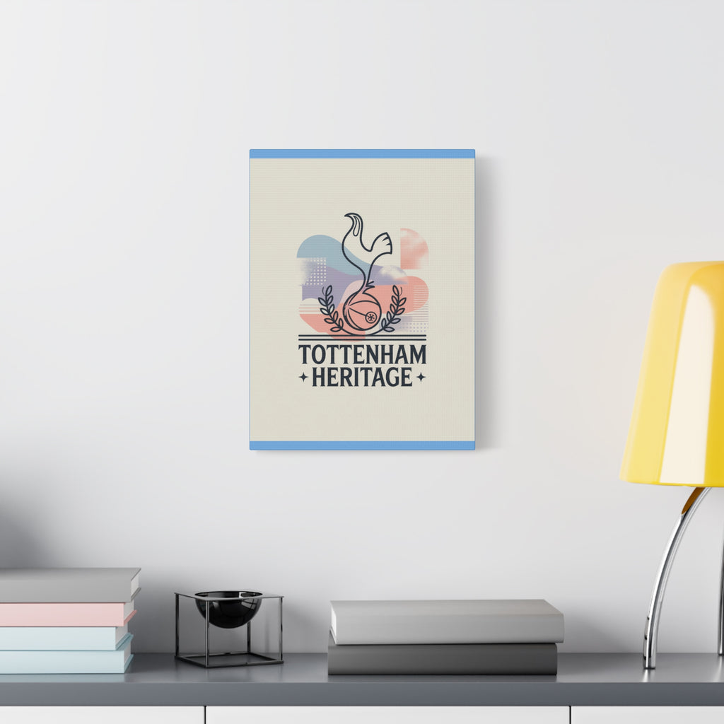 tottenham heritage abstract canvas art Matte Canvas, Stretched, 1.25"