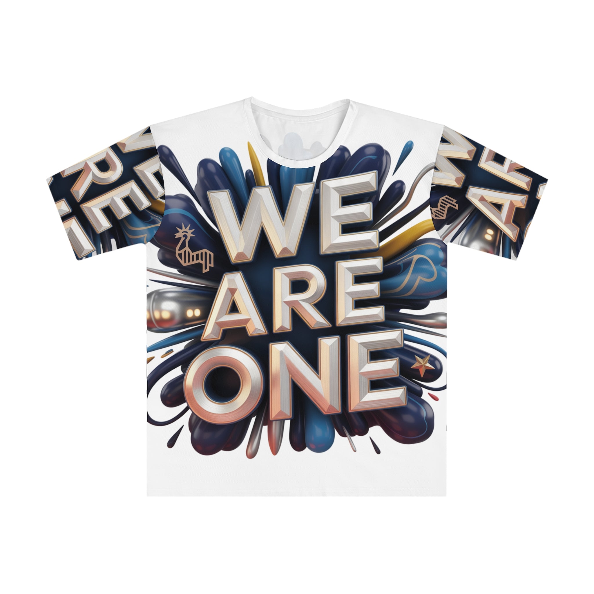 We are one tottenham spurs Men's Loose T-shirt (AOP)