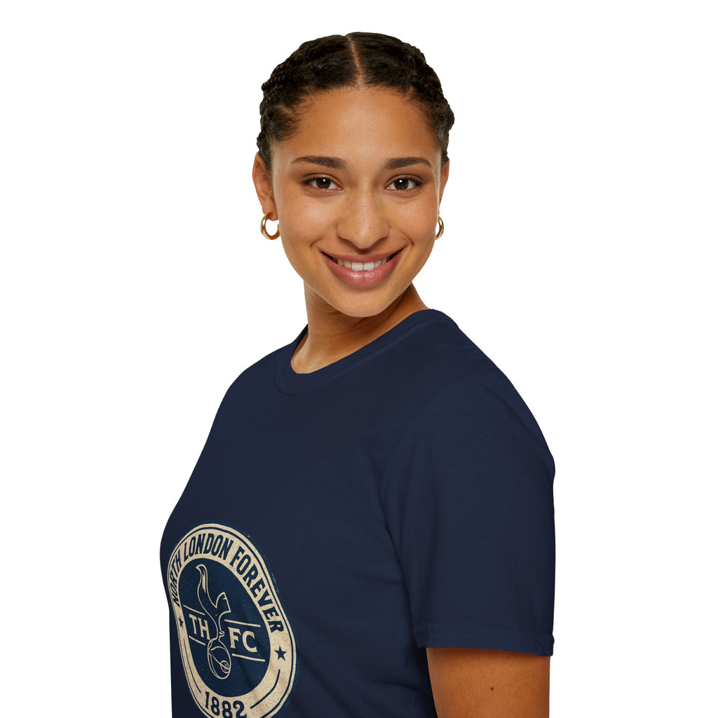North London Forever FC Crest T-Shirt — Retro Tottenham Emblem Tee 1882