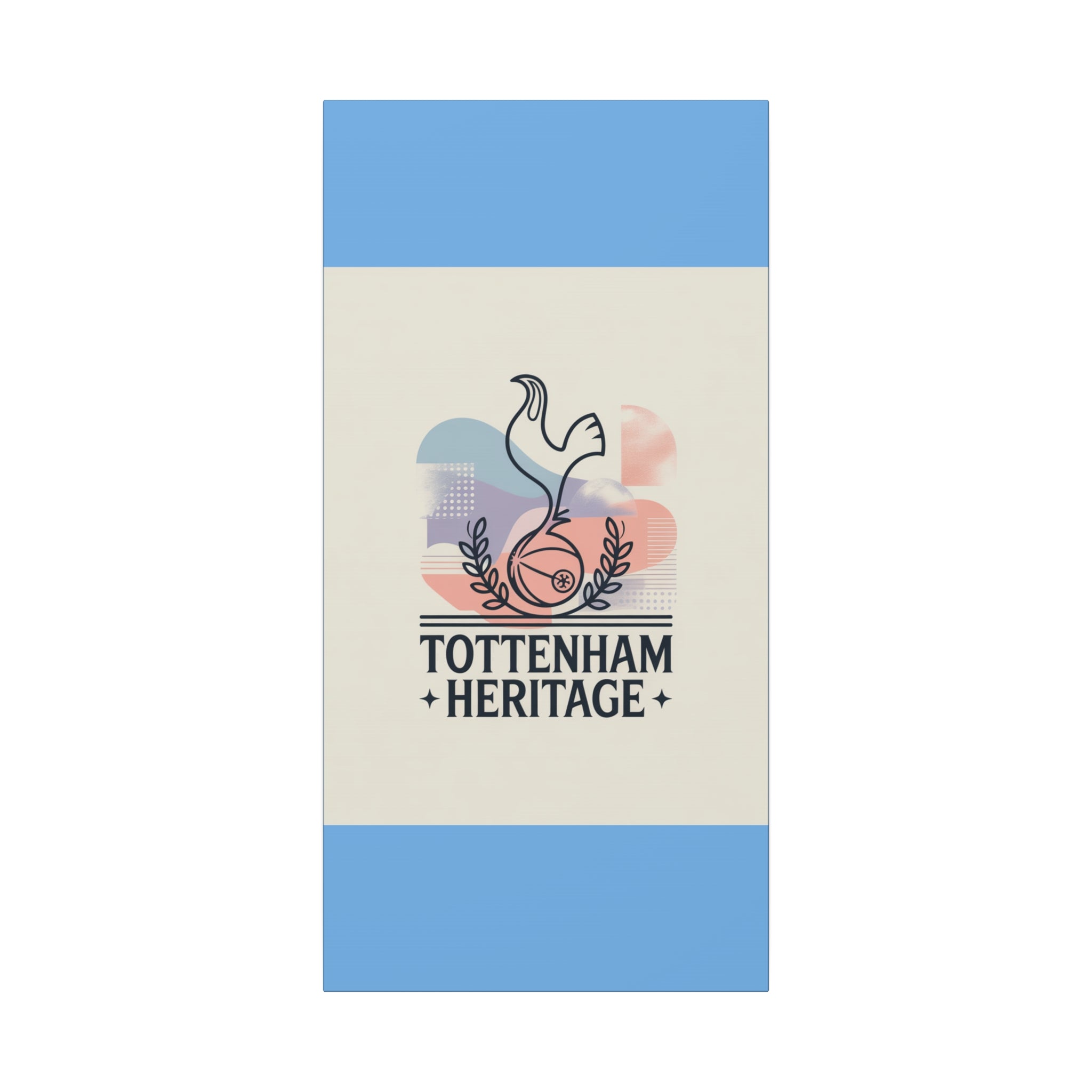 tottenham heritage abstract canvas art Matte Canvas, Stretched, 1.25"