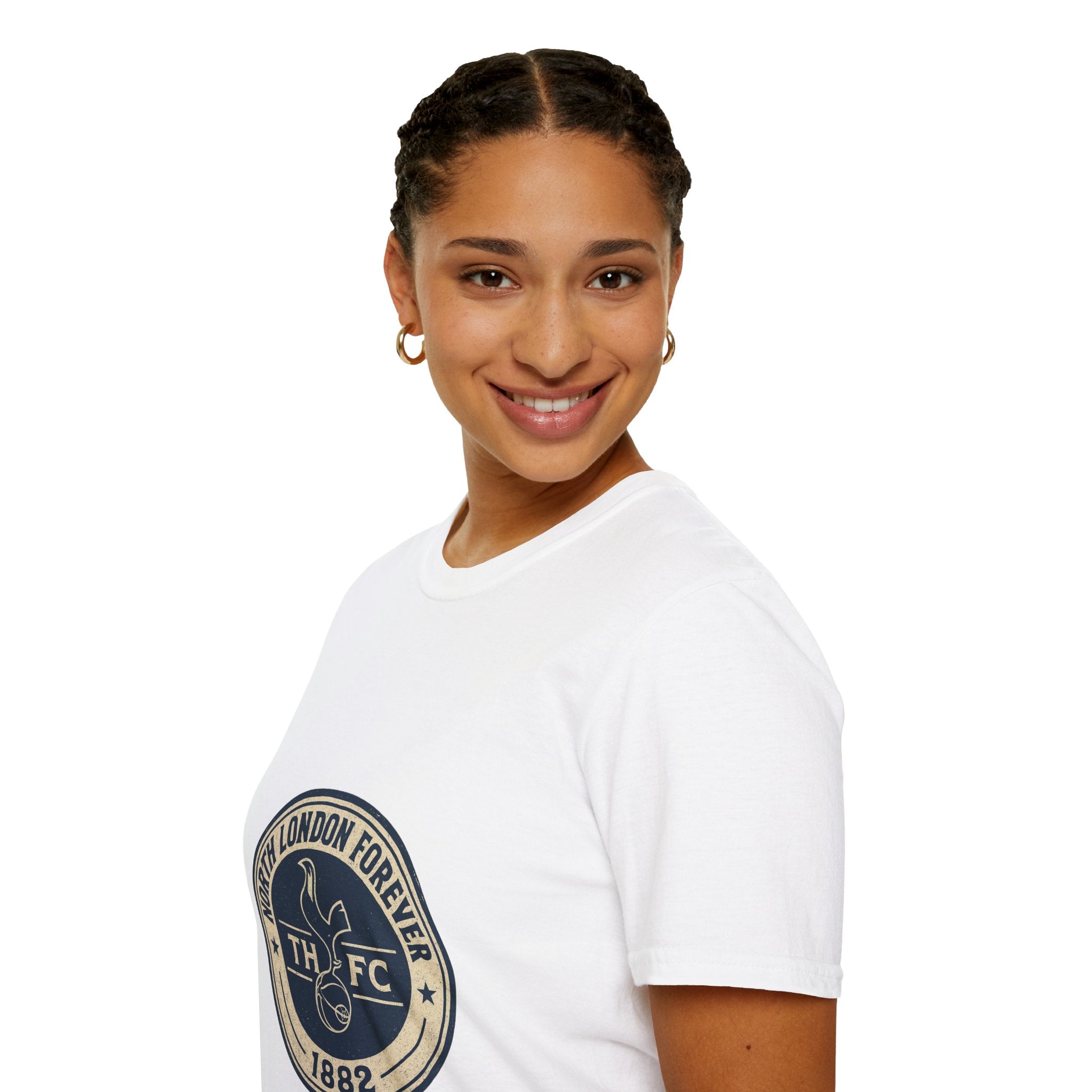 North London Forever FC Crest T-Shirt — Retro Tottenham Emblem Tee 1882