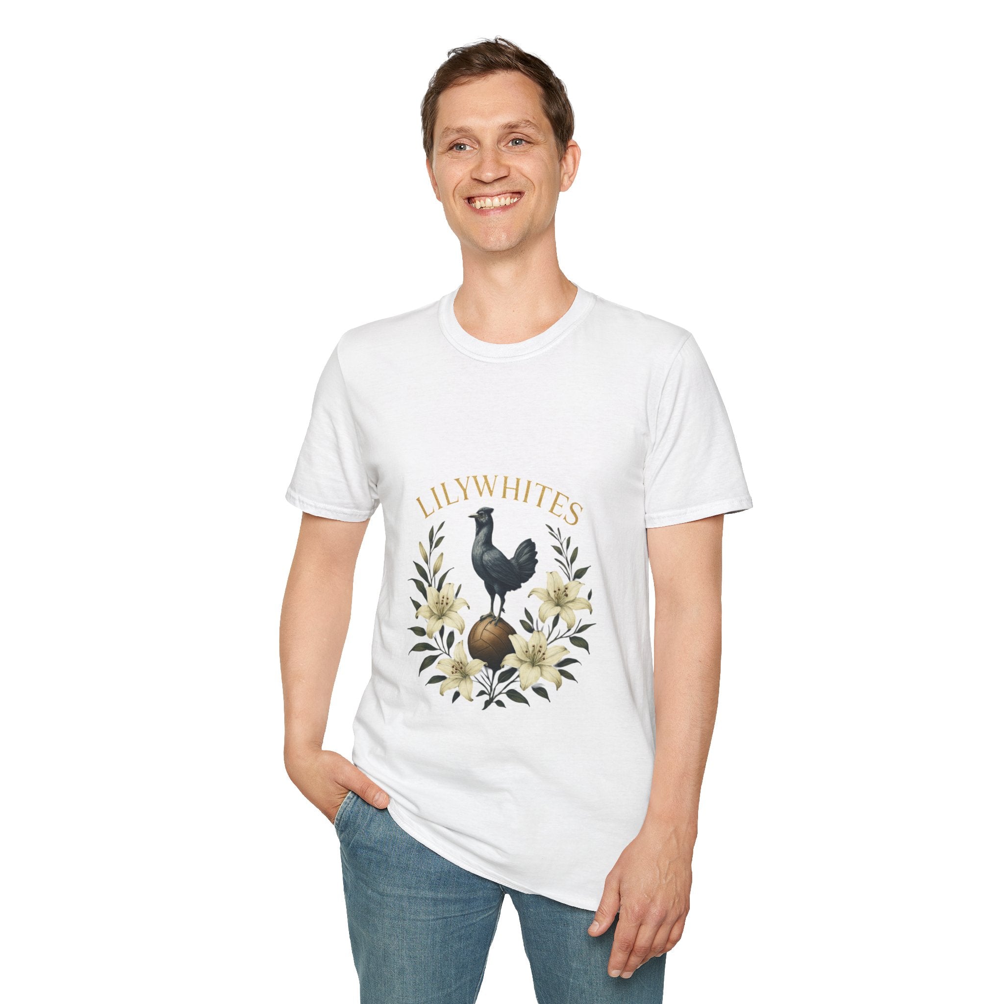 spurs cockerel — 'Lilywhites' Floral Farmhouse Tee