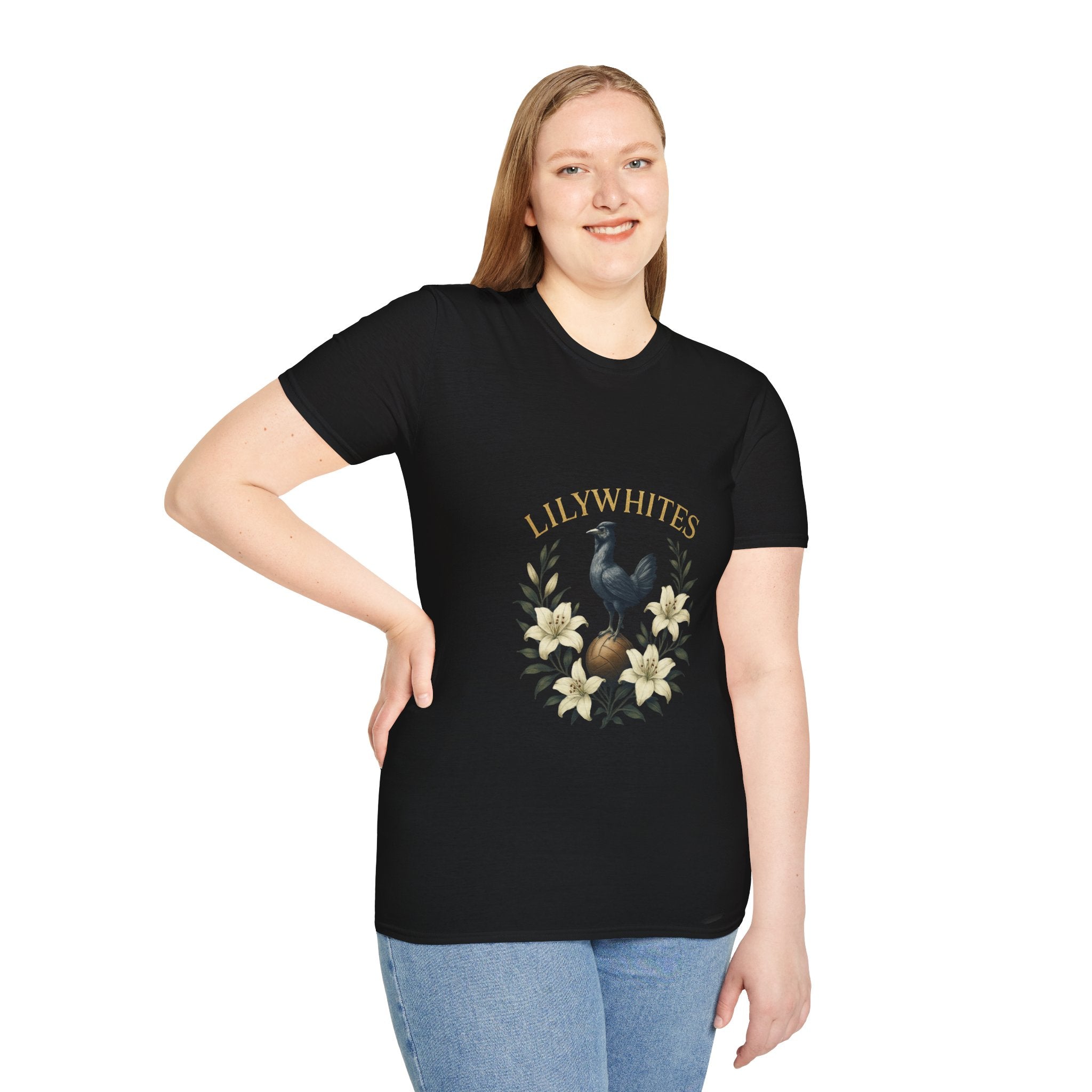 spurs cockerel — 'Lilywhites' Floral Farmhouse Tee