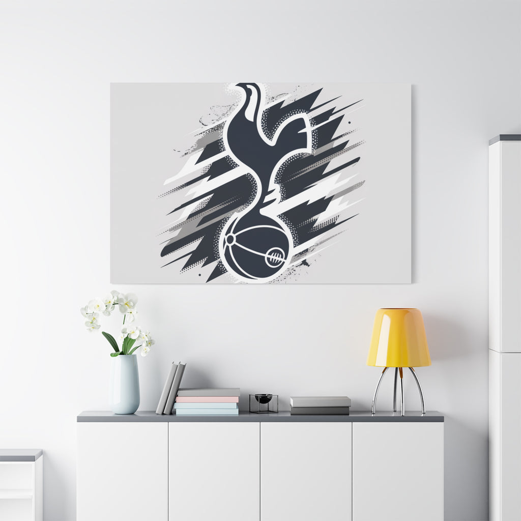 tottenham spurs fan unofficial Sporty Canvas Wall Art - Dynamic Tottenham Design