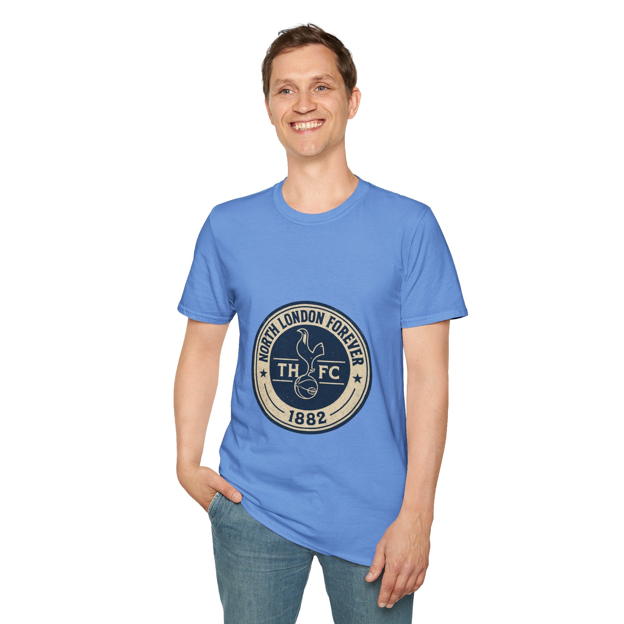 North London Forever FC Crest T-Shirt — Retro Tottenham Emblem Tee 1882