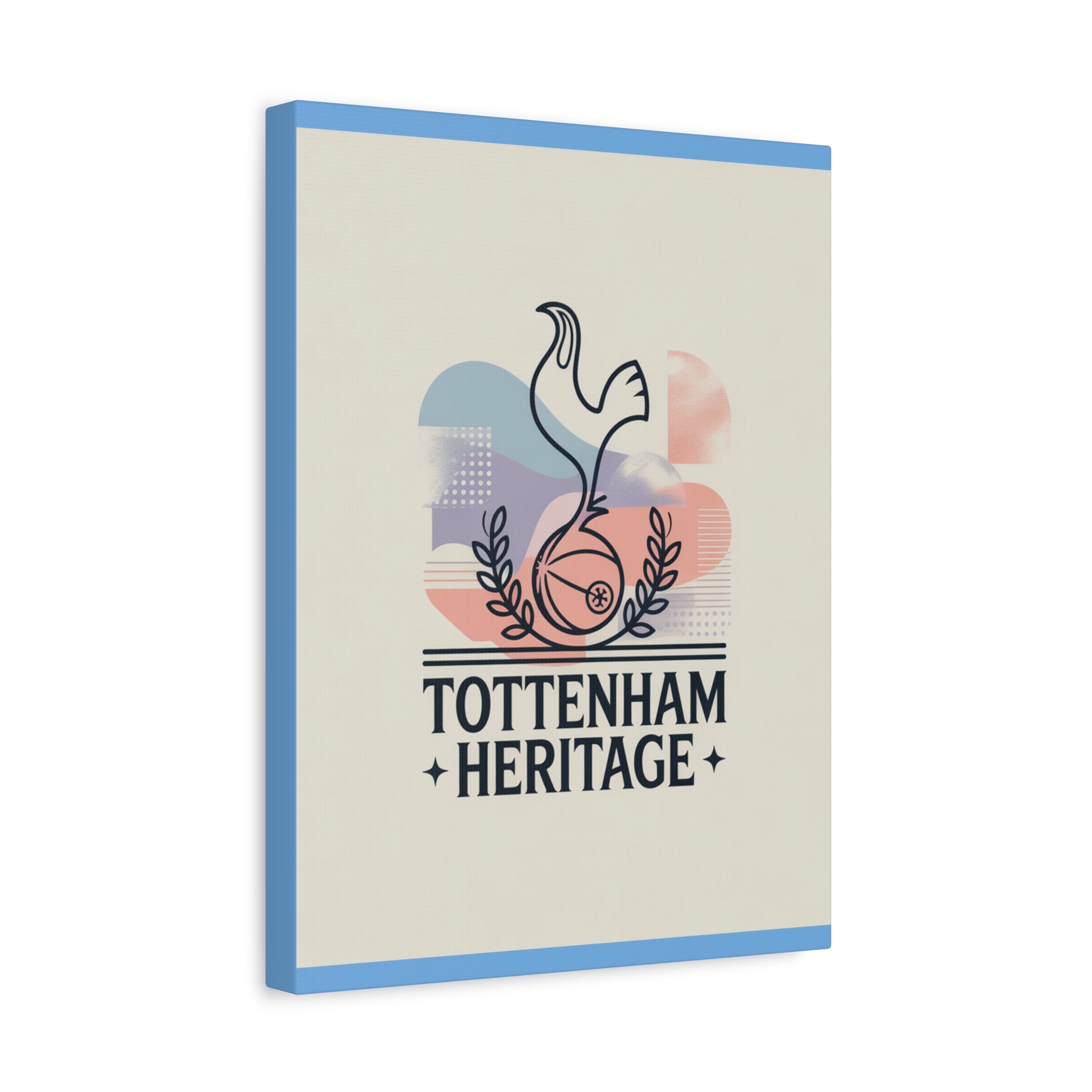 tottenham heritage abstract canvas art Matte Canvas, Stretched, 1.25"