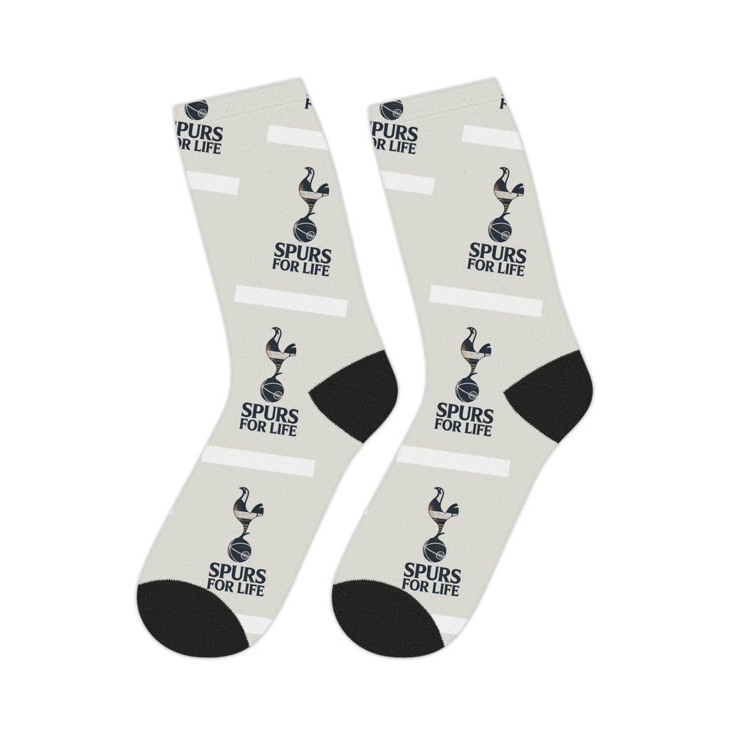 Tottenham spurs unofficial Inspirational Mid-Length Socks - Spread Positivity for Everyday Comfort