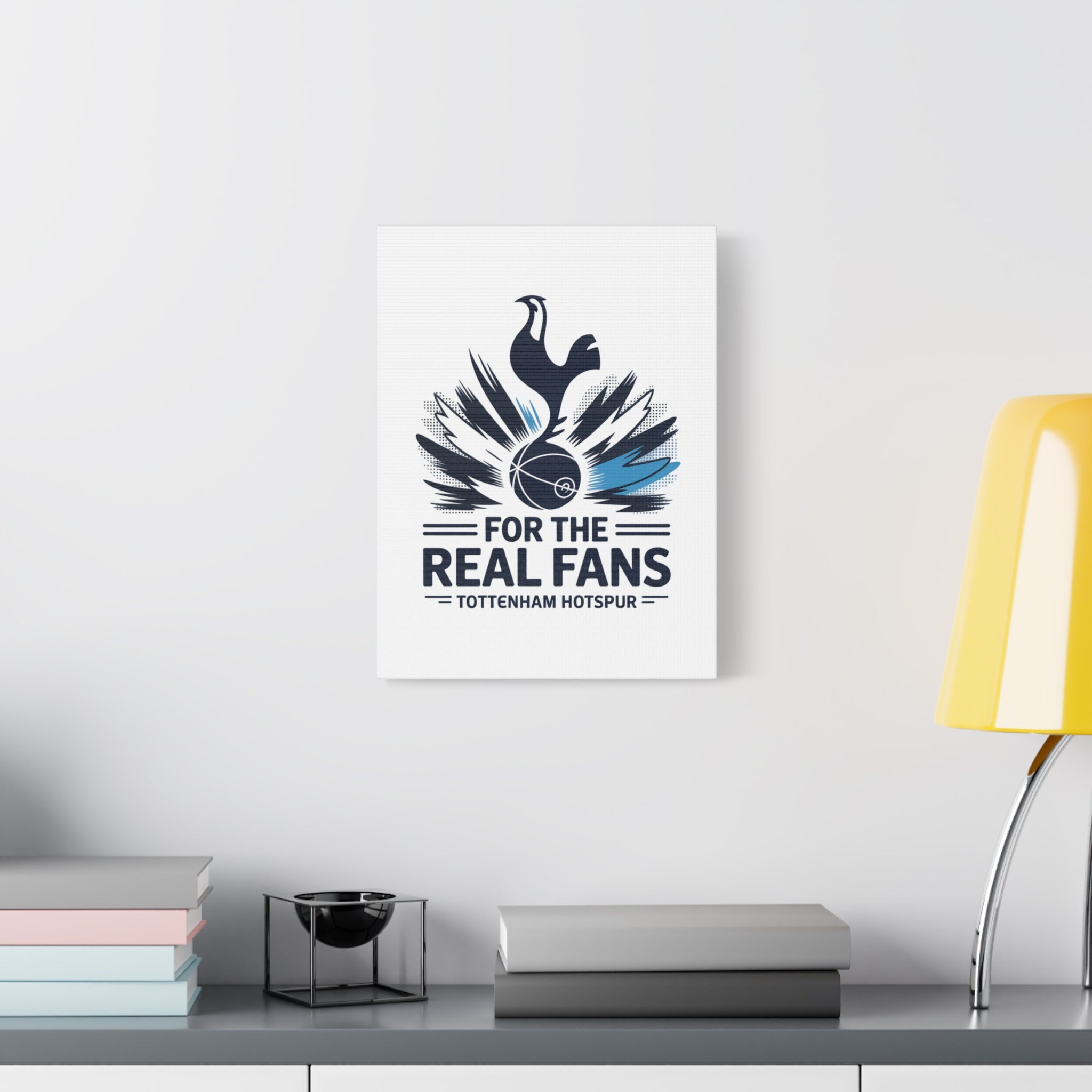 Tottenham Hotspur unofficial canvas abstract art portrat iCanvas Wall Art - For the Real Fans