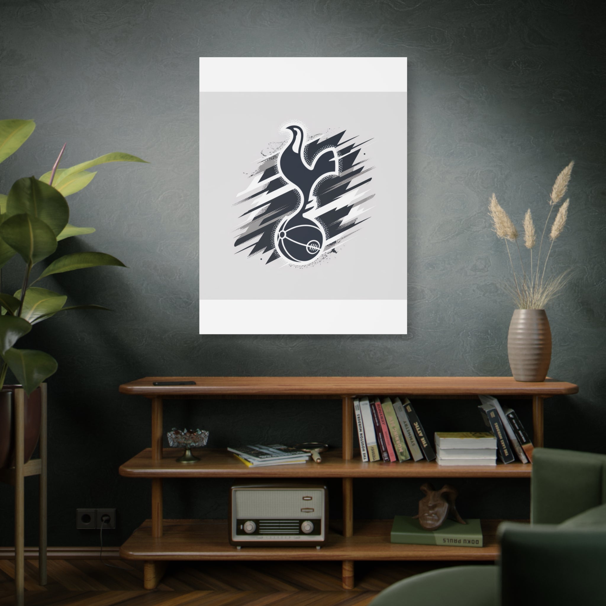 tottenham spurs fan unofficial Sporty Canvas Wall Art - Dynamic Tottenham Design