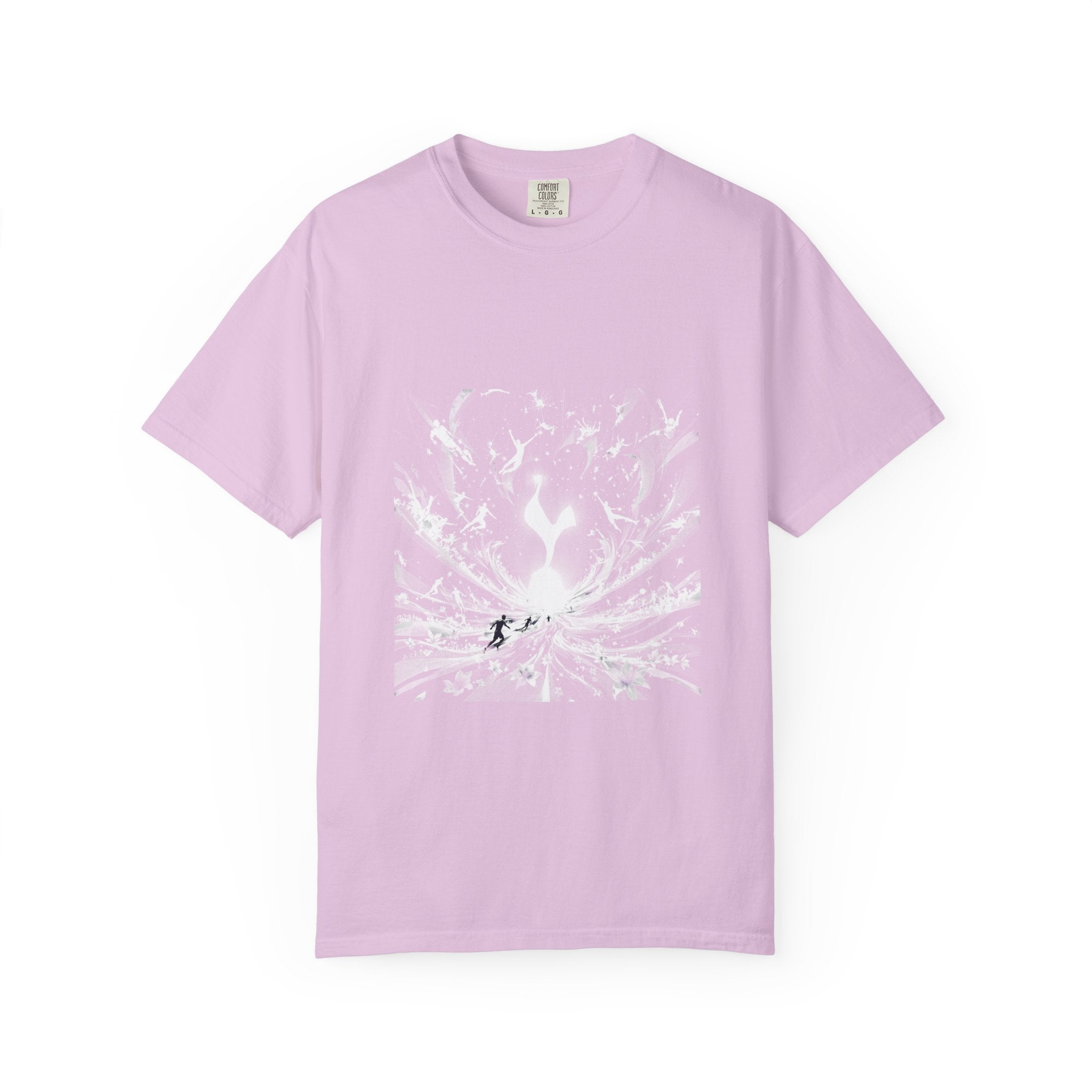 Artistic Flame Unisex T-Shirt - Garment-Dyed Graphic Tee