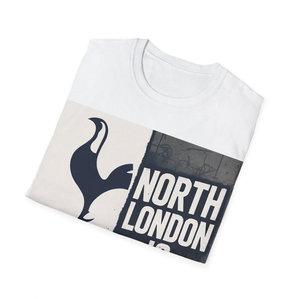 North London Is White T-Shirt – Tottenham Football Fan Tee