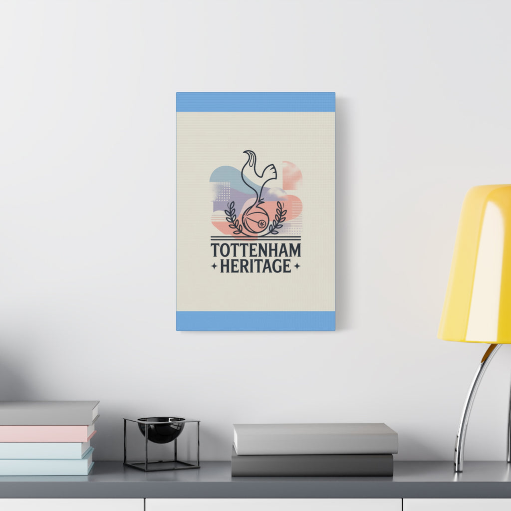 tottenham heritage abstract canvas art Matte Canvas, Stretched, 1.25"
