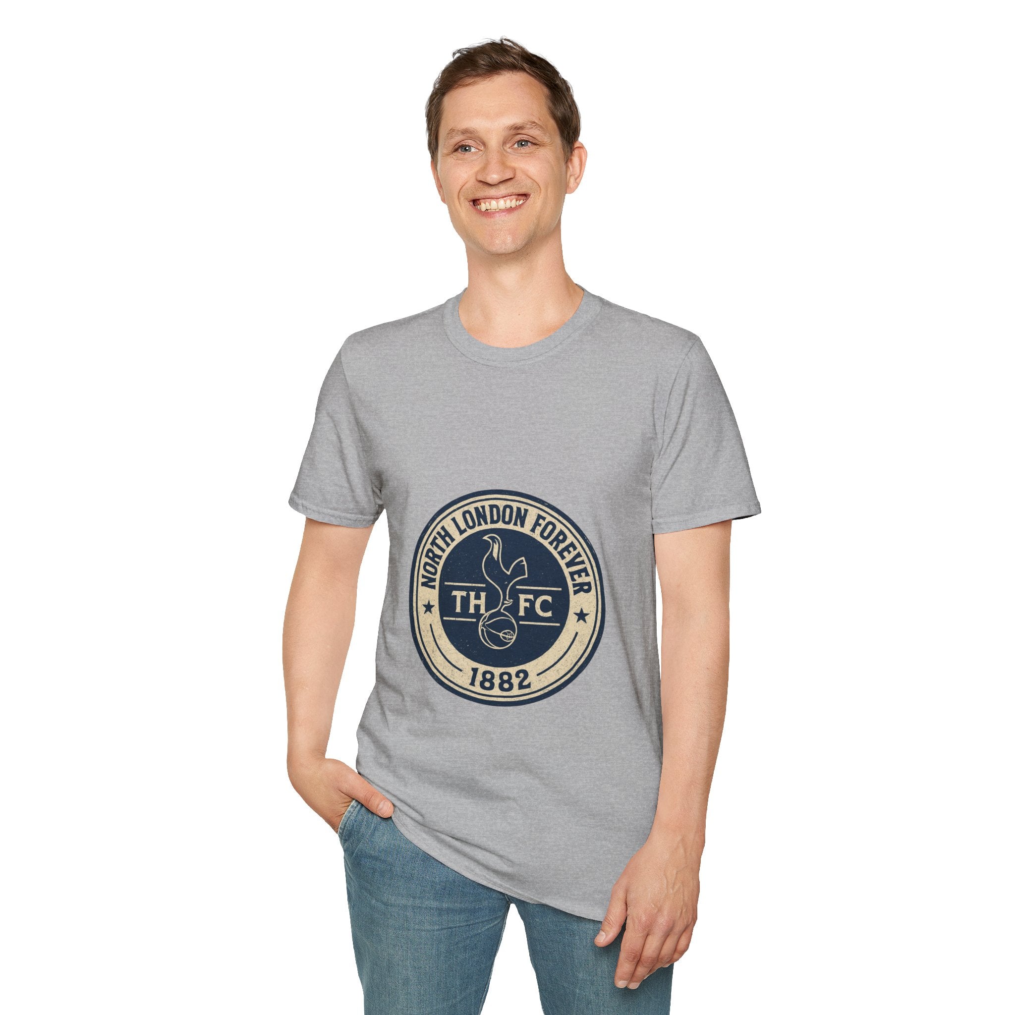 North London Forever FC Crest T-Shirt — Retro Tottenham Emblem Tee 1882