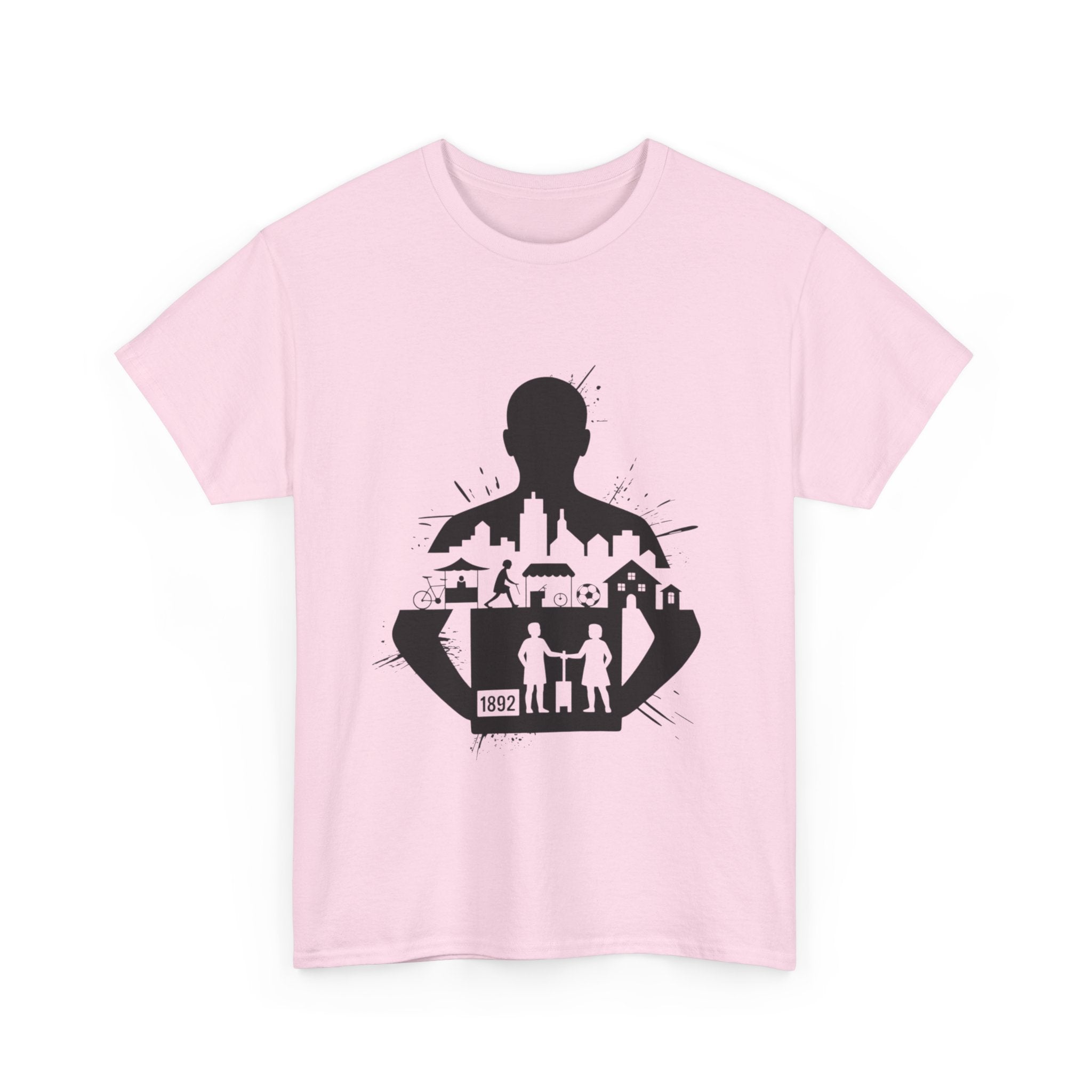 tottenham spurs abstract special Urban Silhouette Unisex Heavy Cotton Tee - Creative Cityscape Design